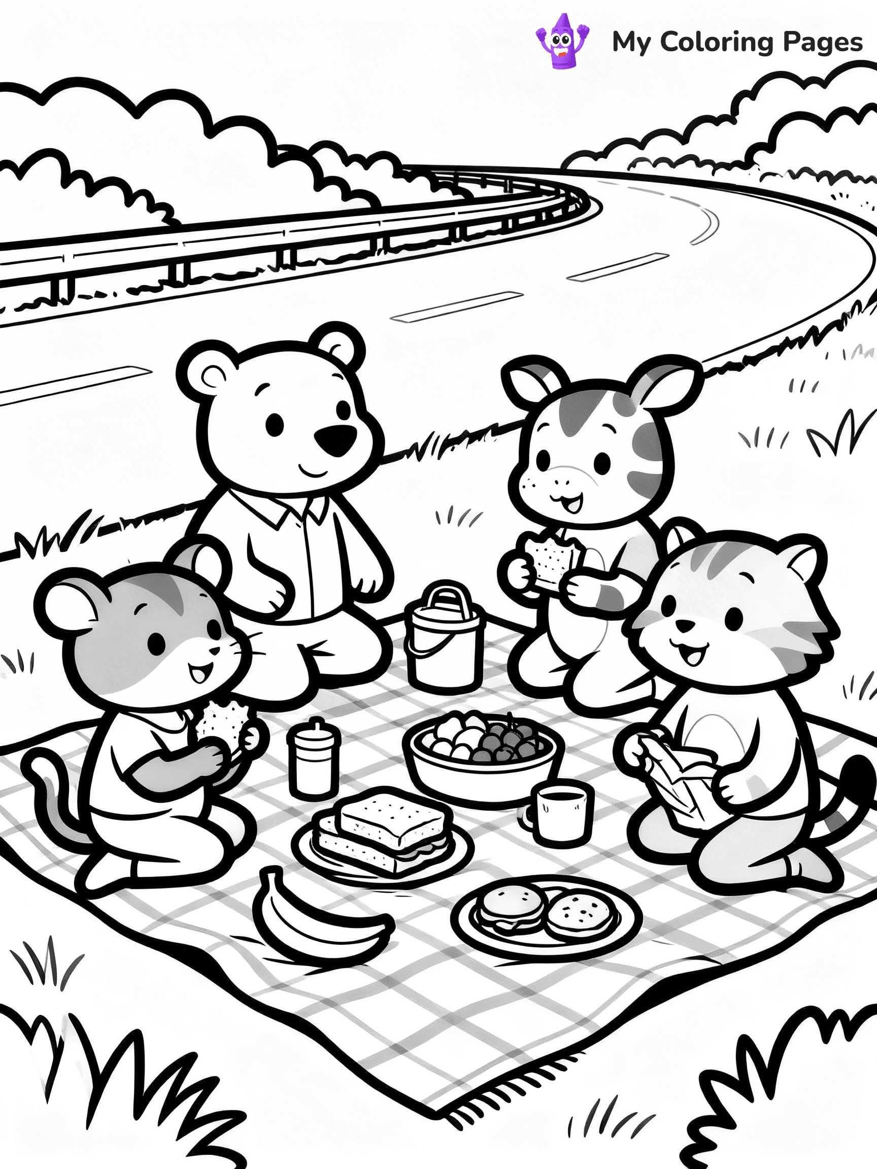 Road Trip Coloring Pages - 10