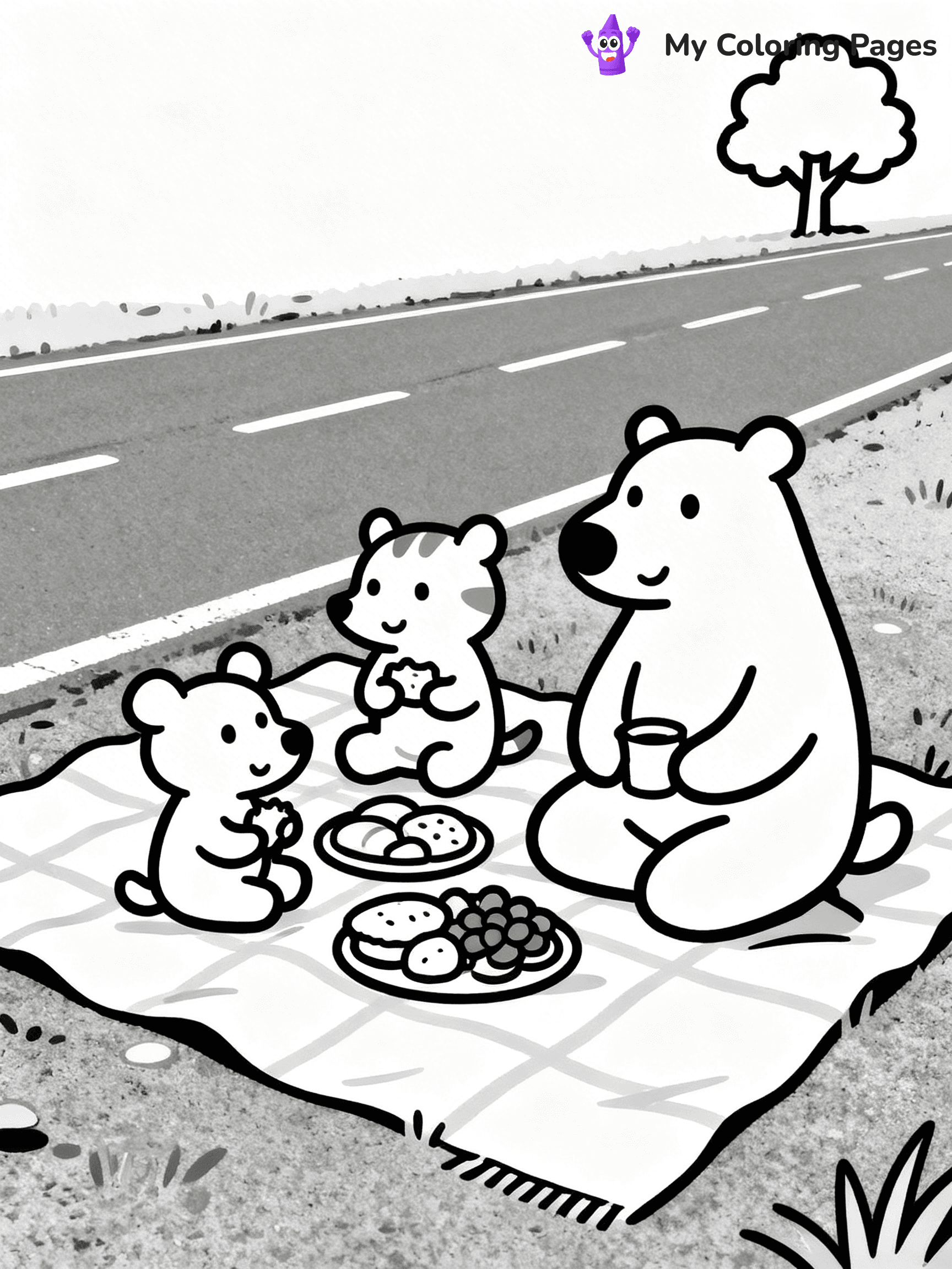 Road Trip Coloring Pages - 9