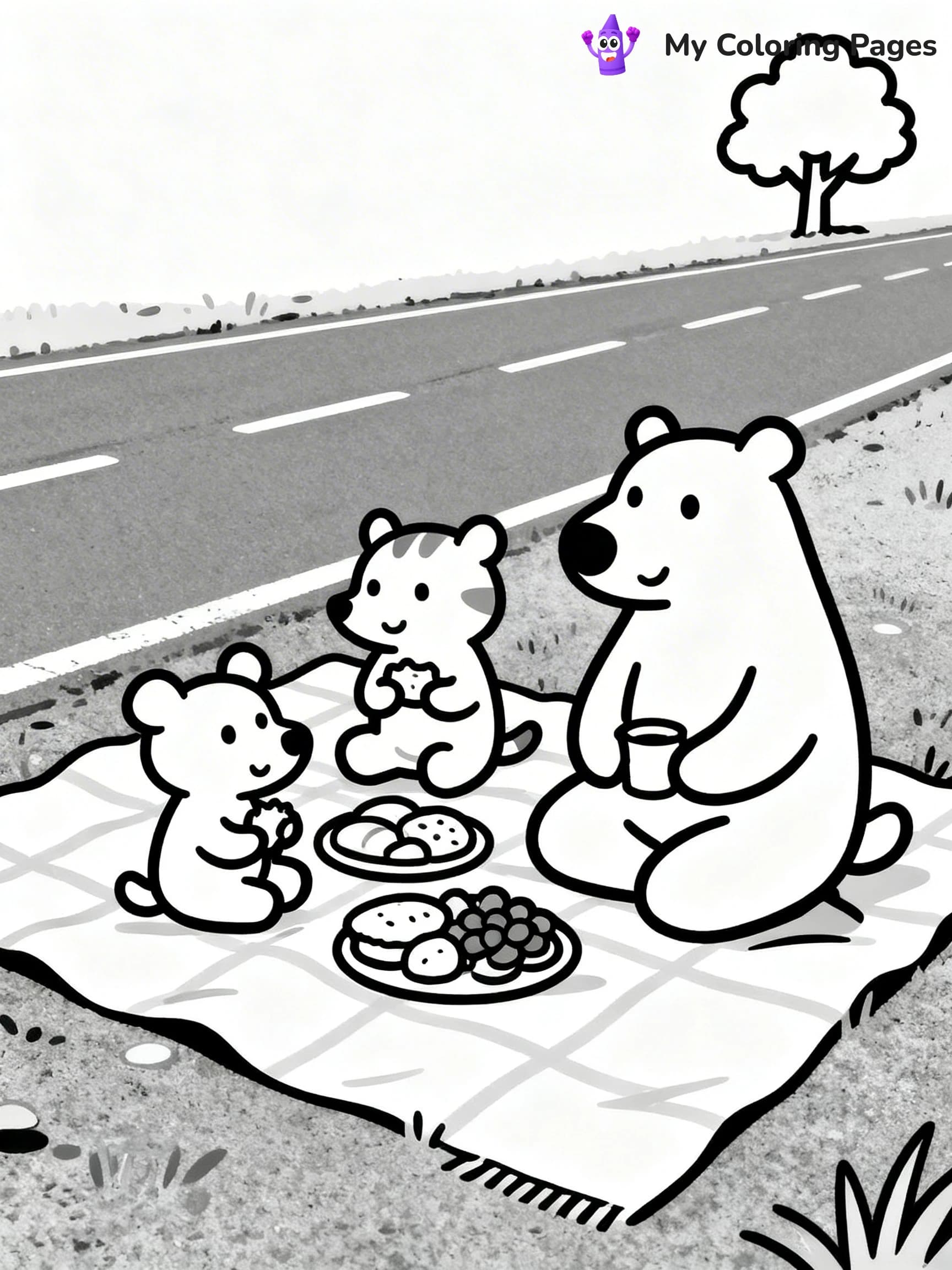 Road Trip Coloring Pages - 24