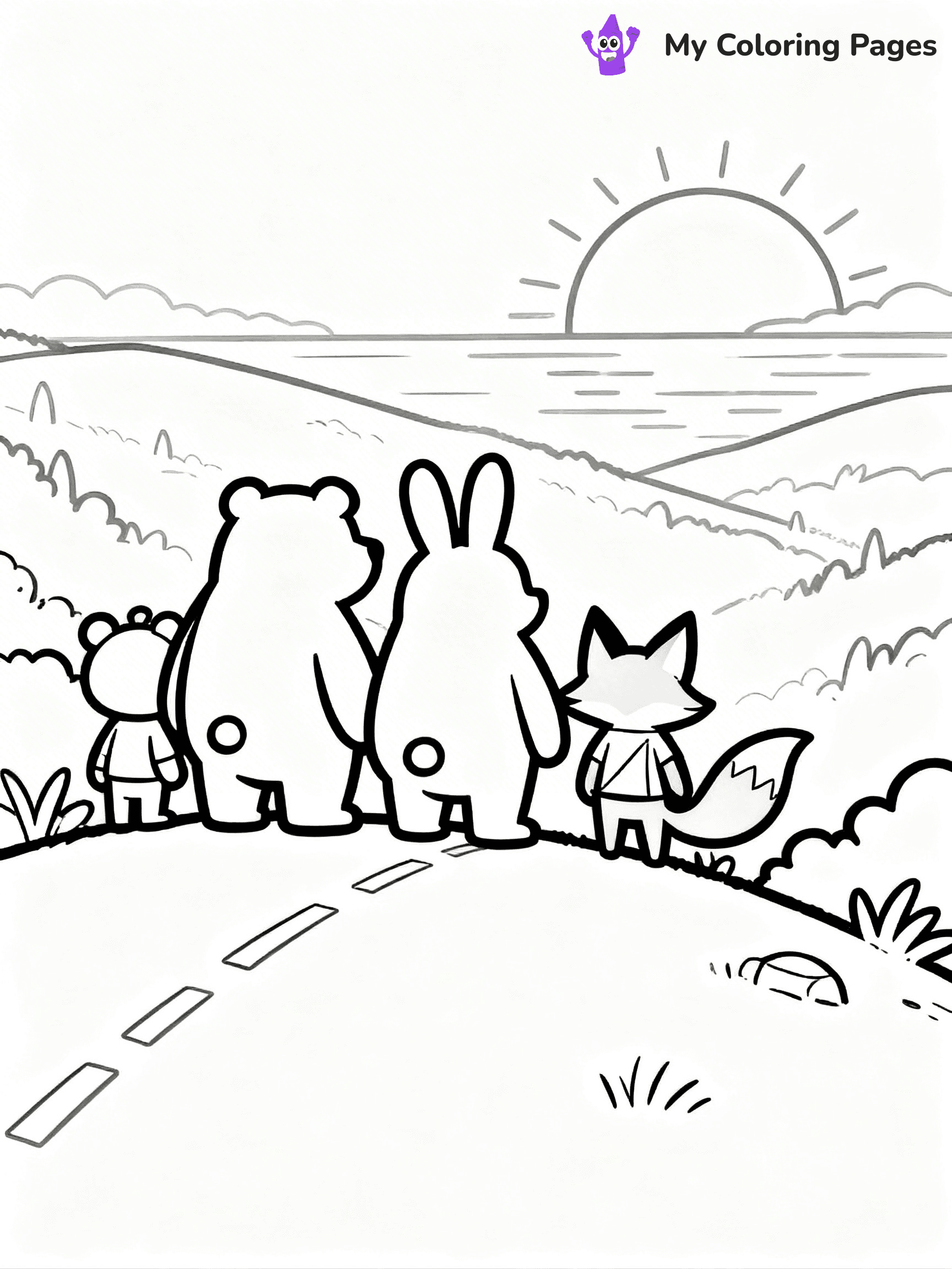 Road Trip Coloring Pages - 6