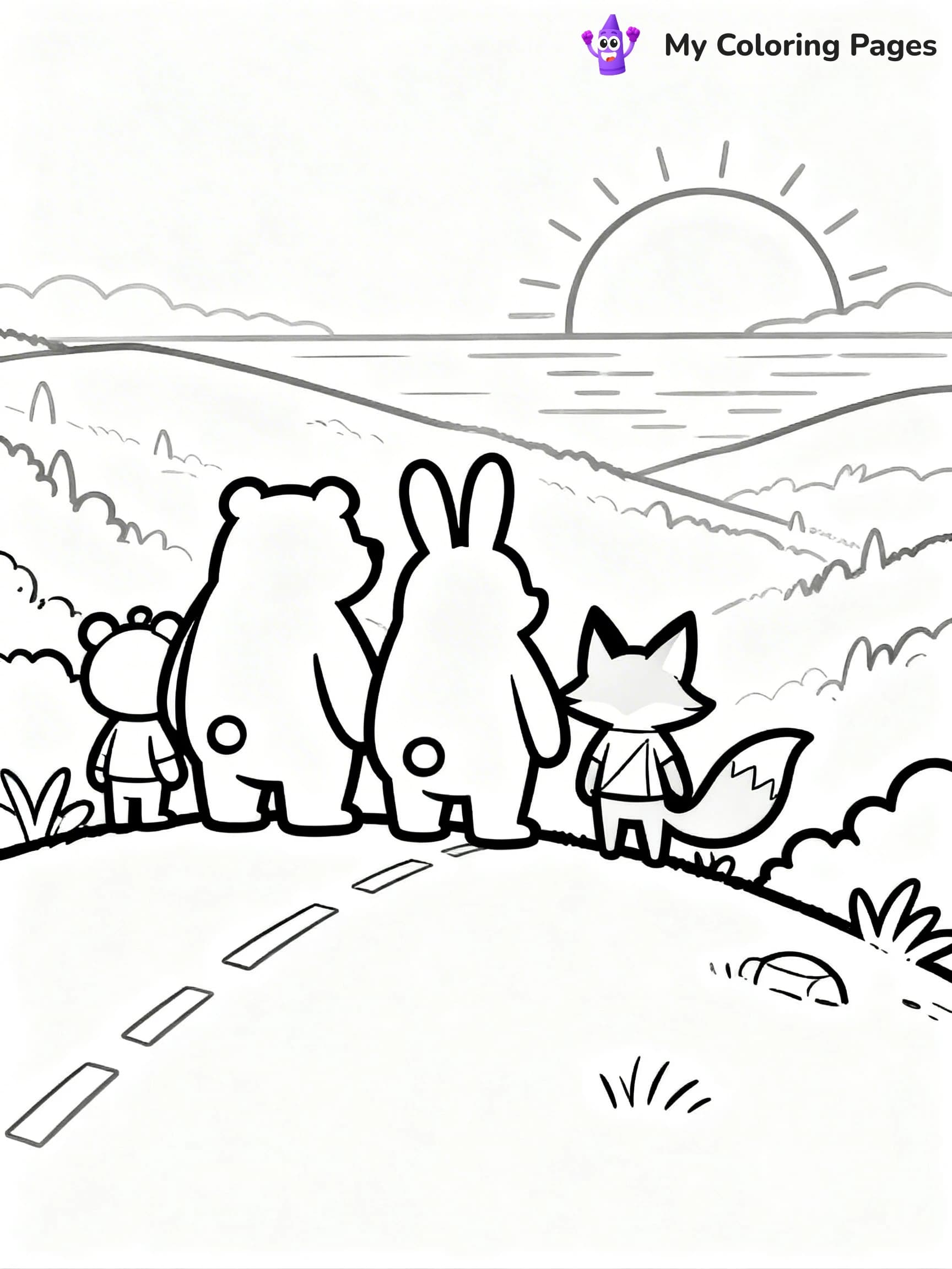Road Trip Coloring Pages - 21