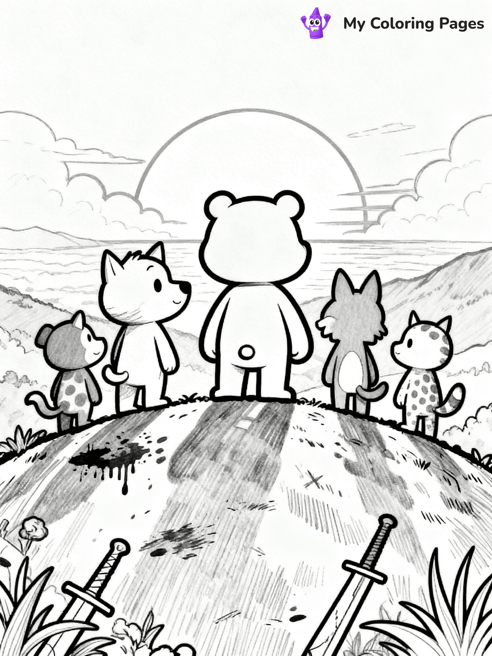 Road Trip Coloring Pages - 4