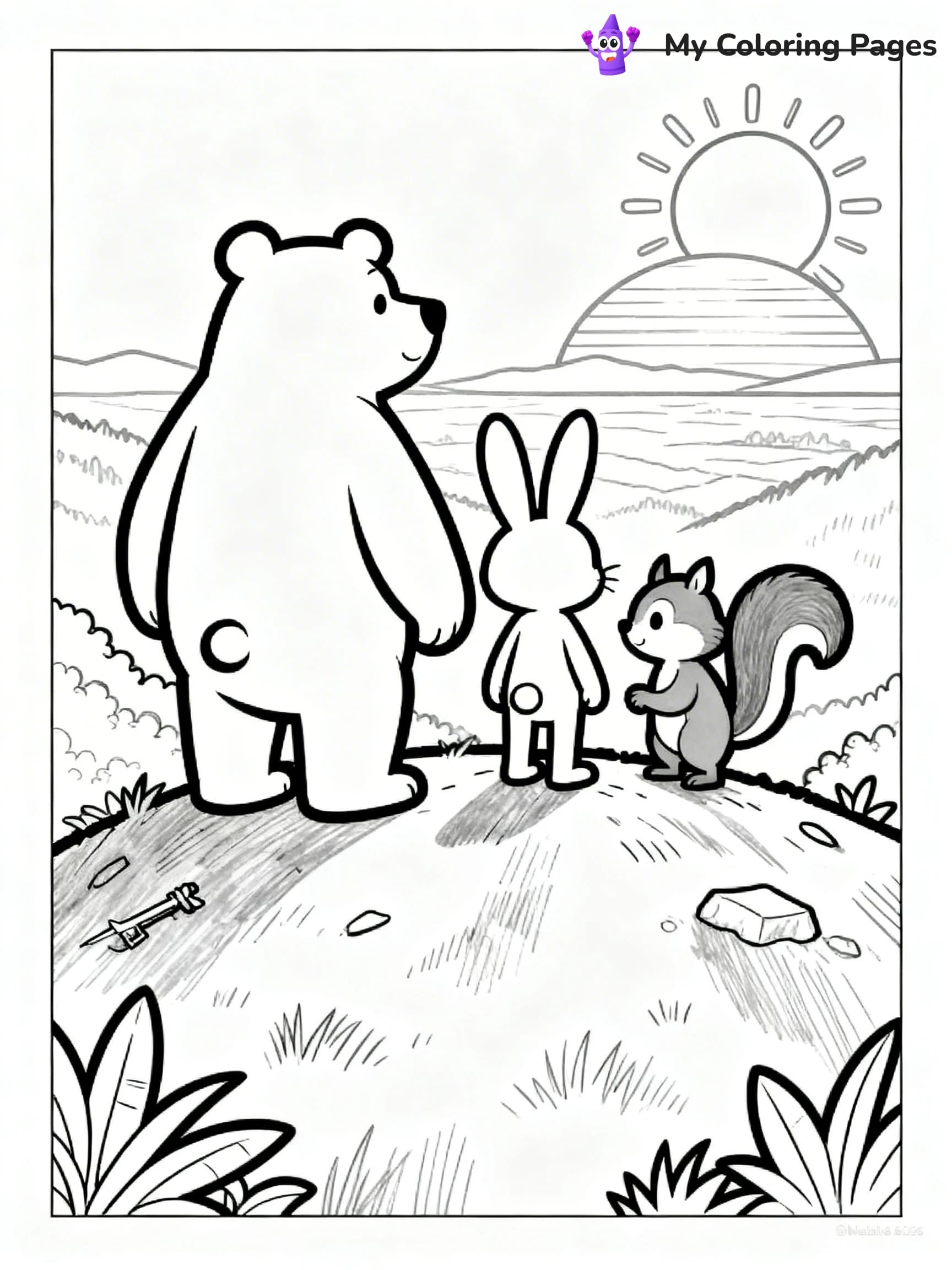 Road Trip Coloring Pages - 17