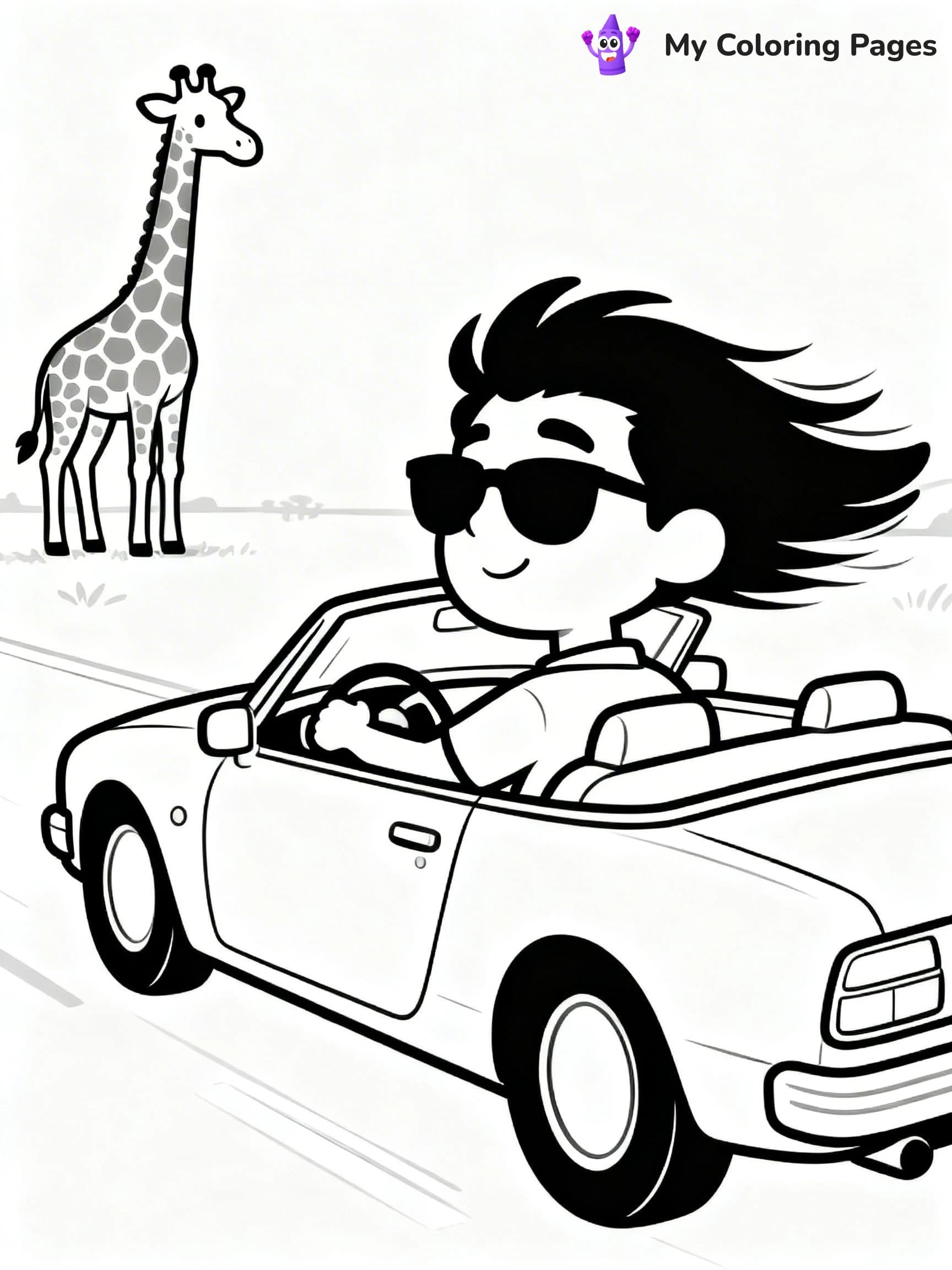 Road Trip Coloring Pages - 14