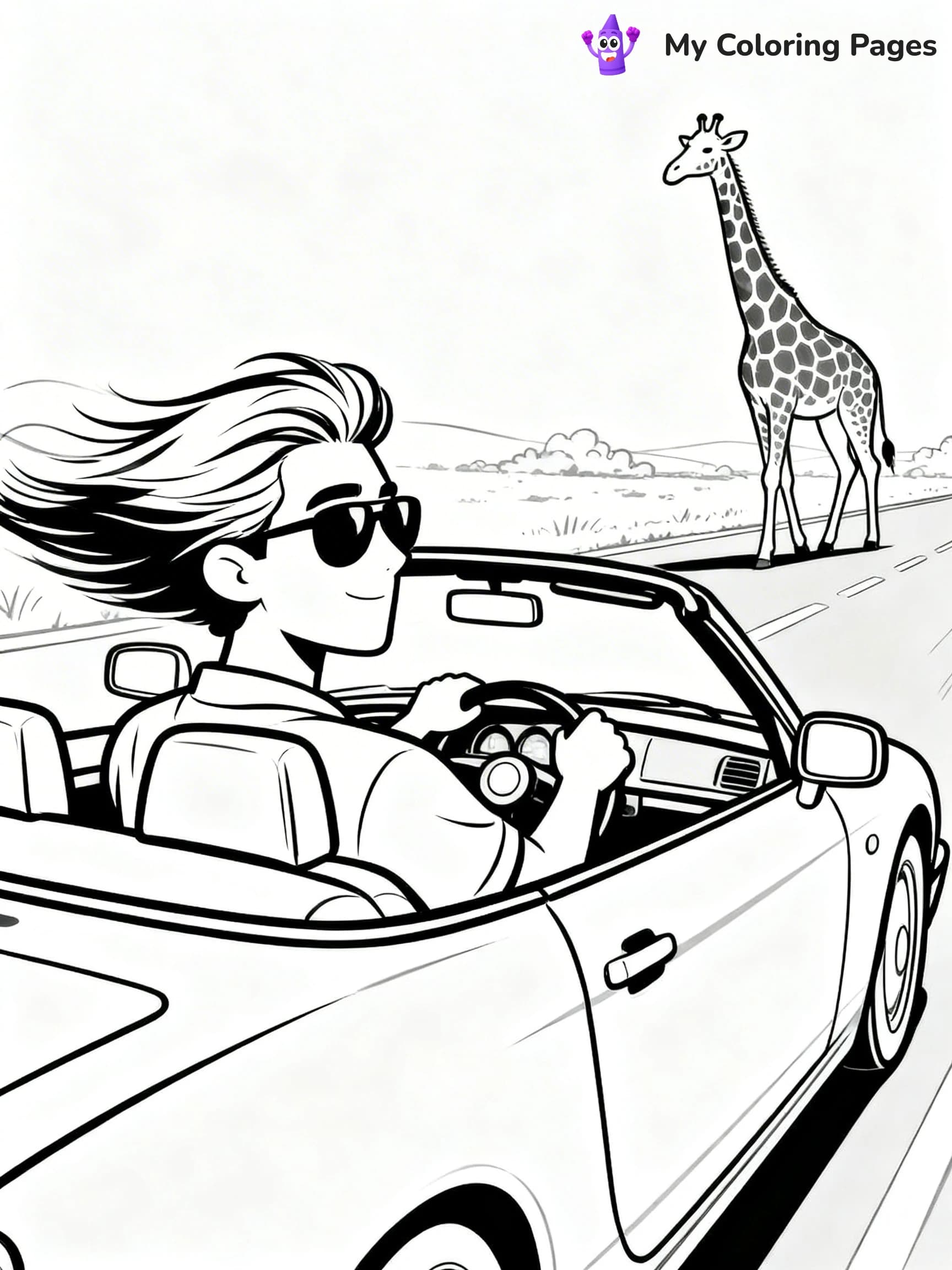 Road Trip Coloring Pages - 13