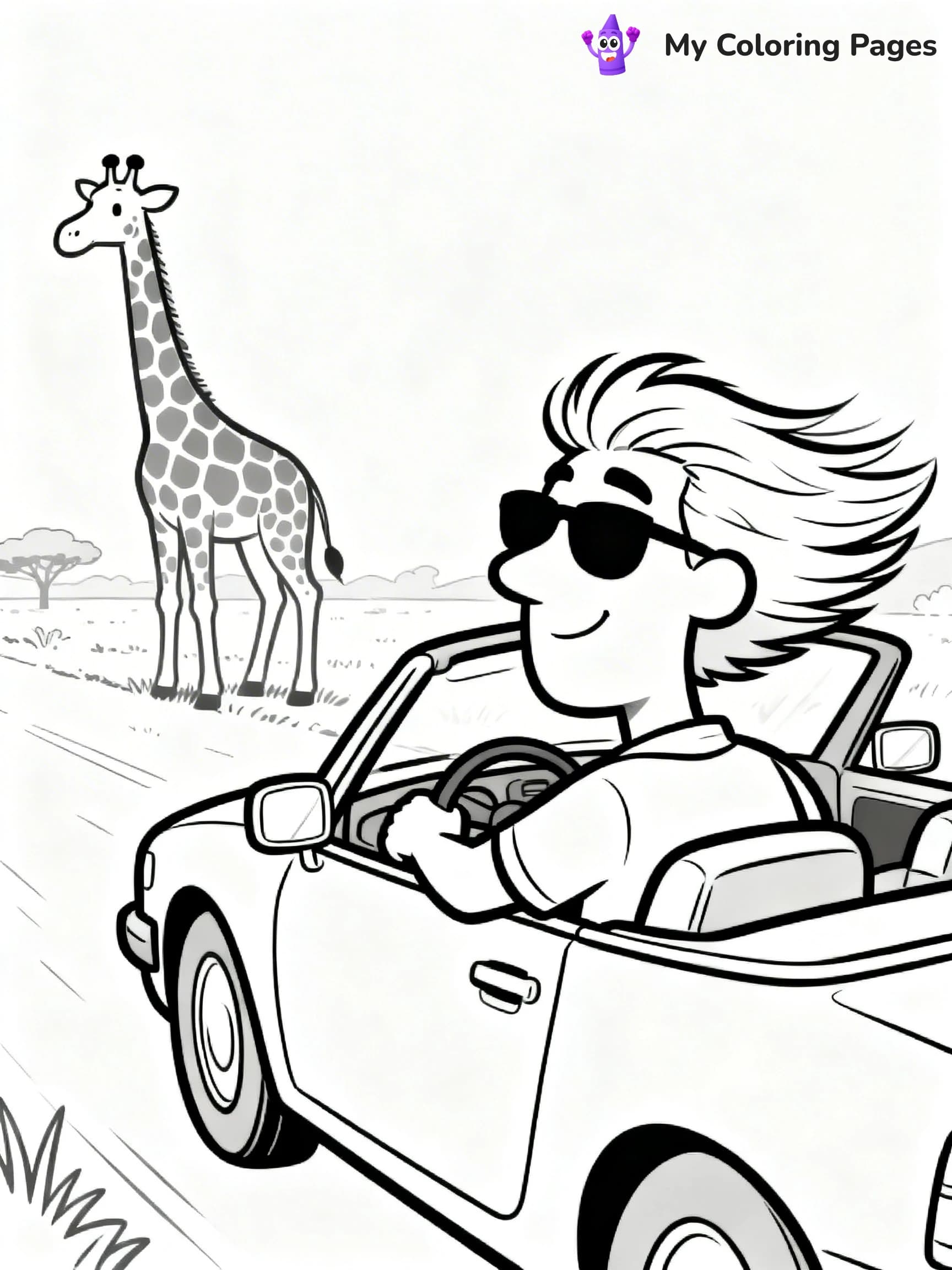 Road Trip Coloring Pages - 12