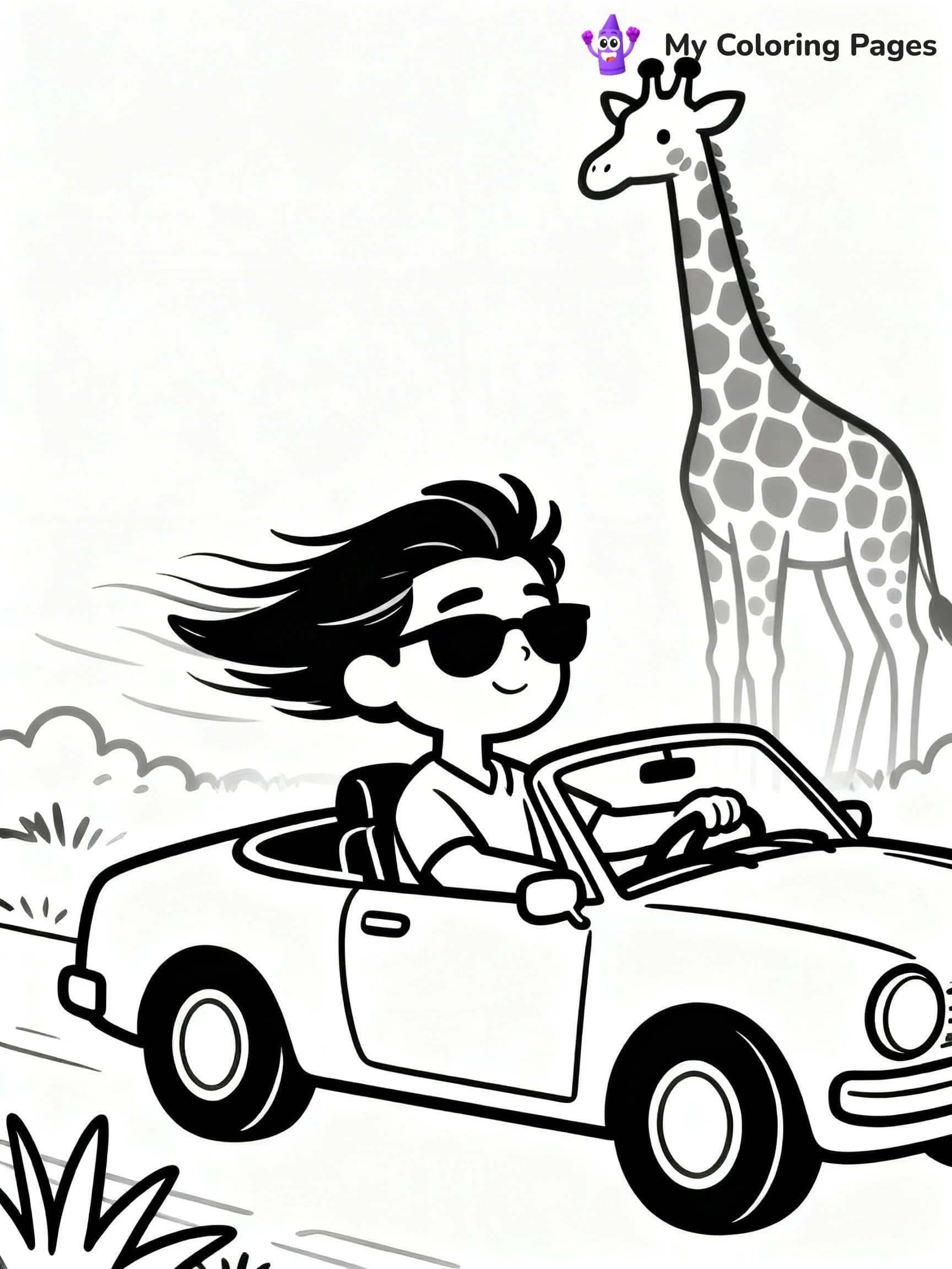 Road Trip Coloring Pages - 11