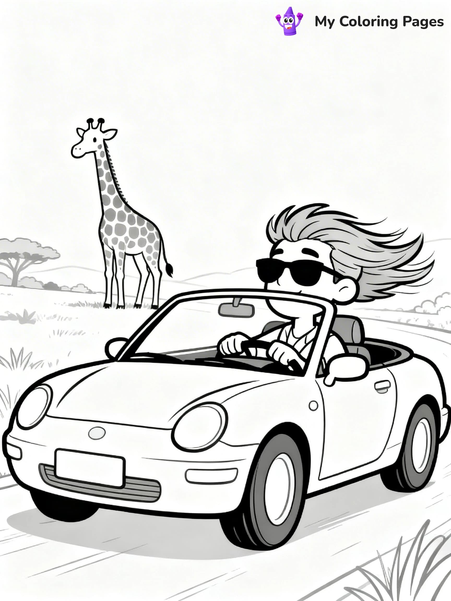 Road Trip Coloring Pages - 10