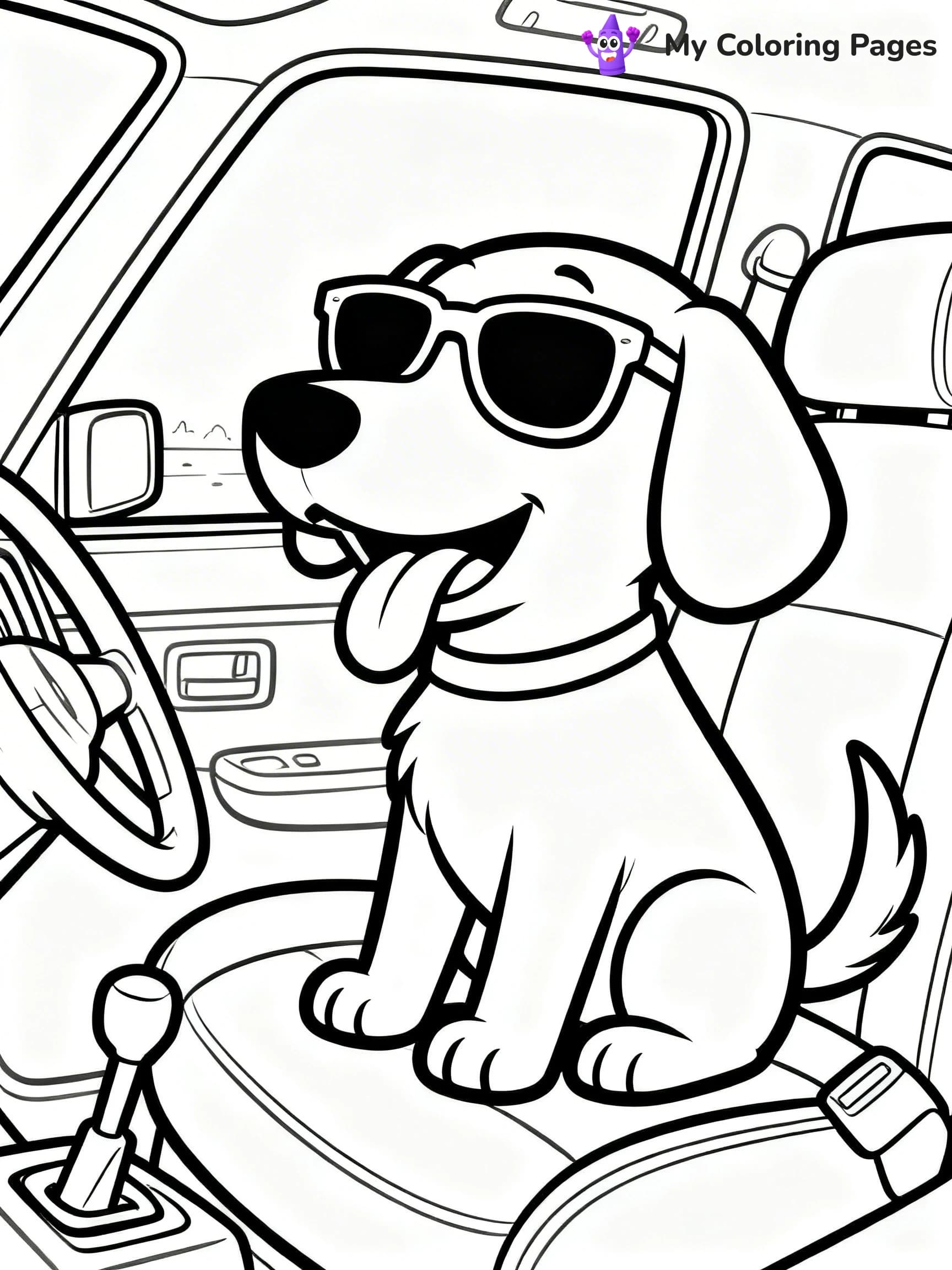 Road Trip Coloring Pages - 3