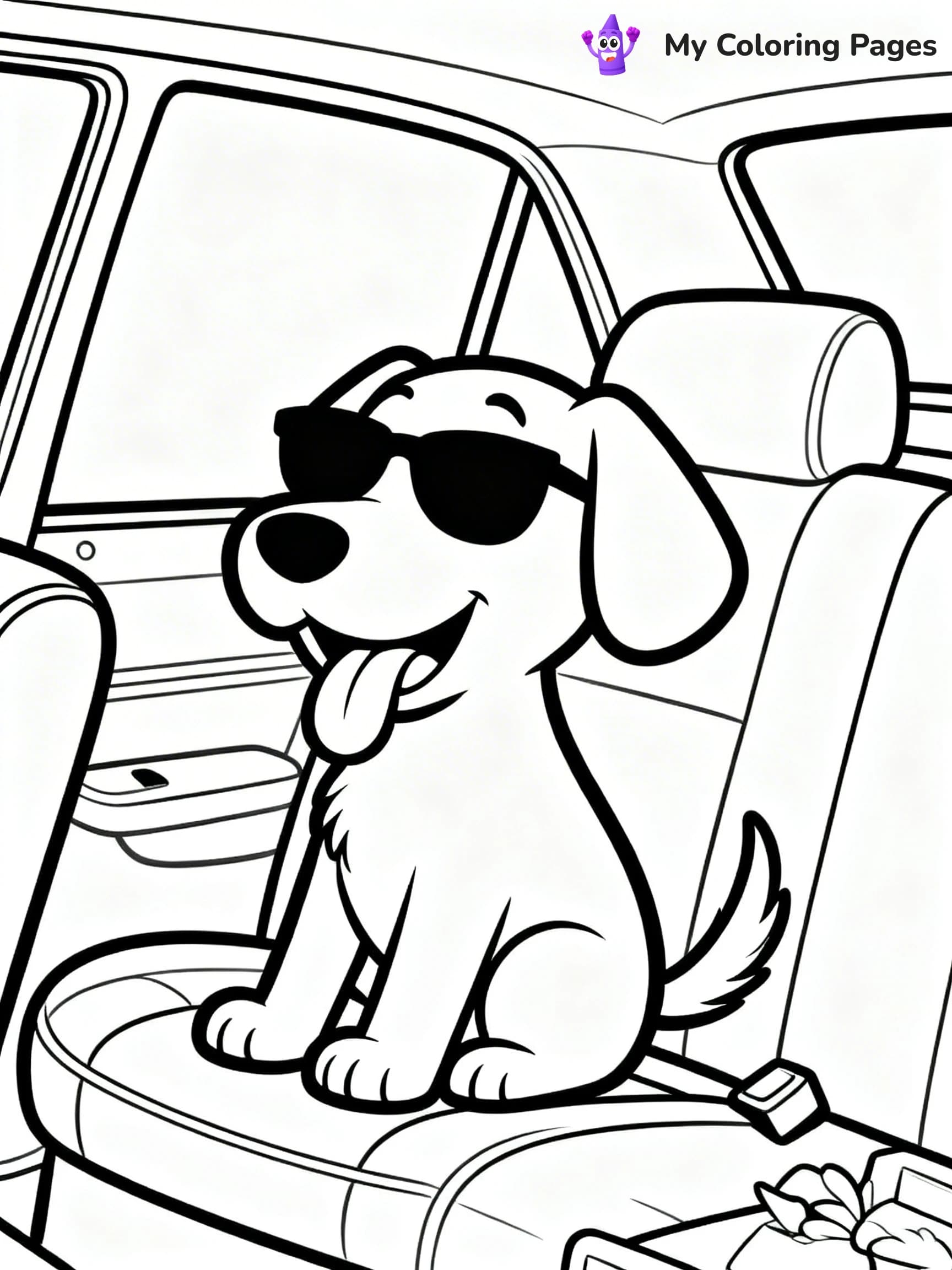 Road Trip Coloring Pages - 2