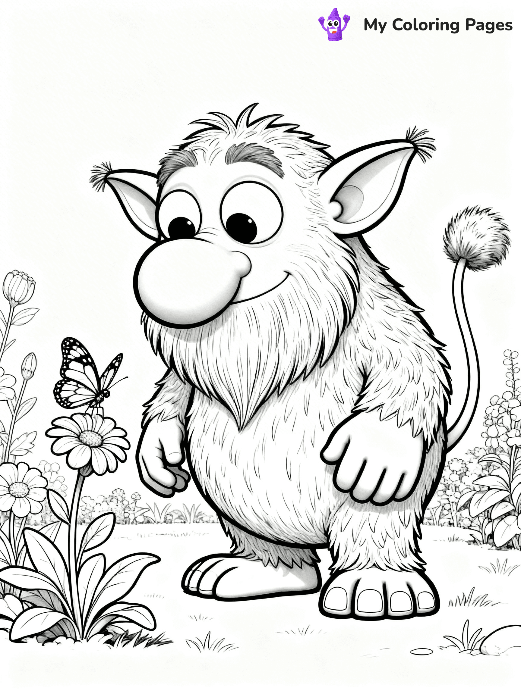 Booba Coloring Pages - 1