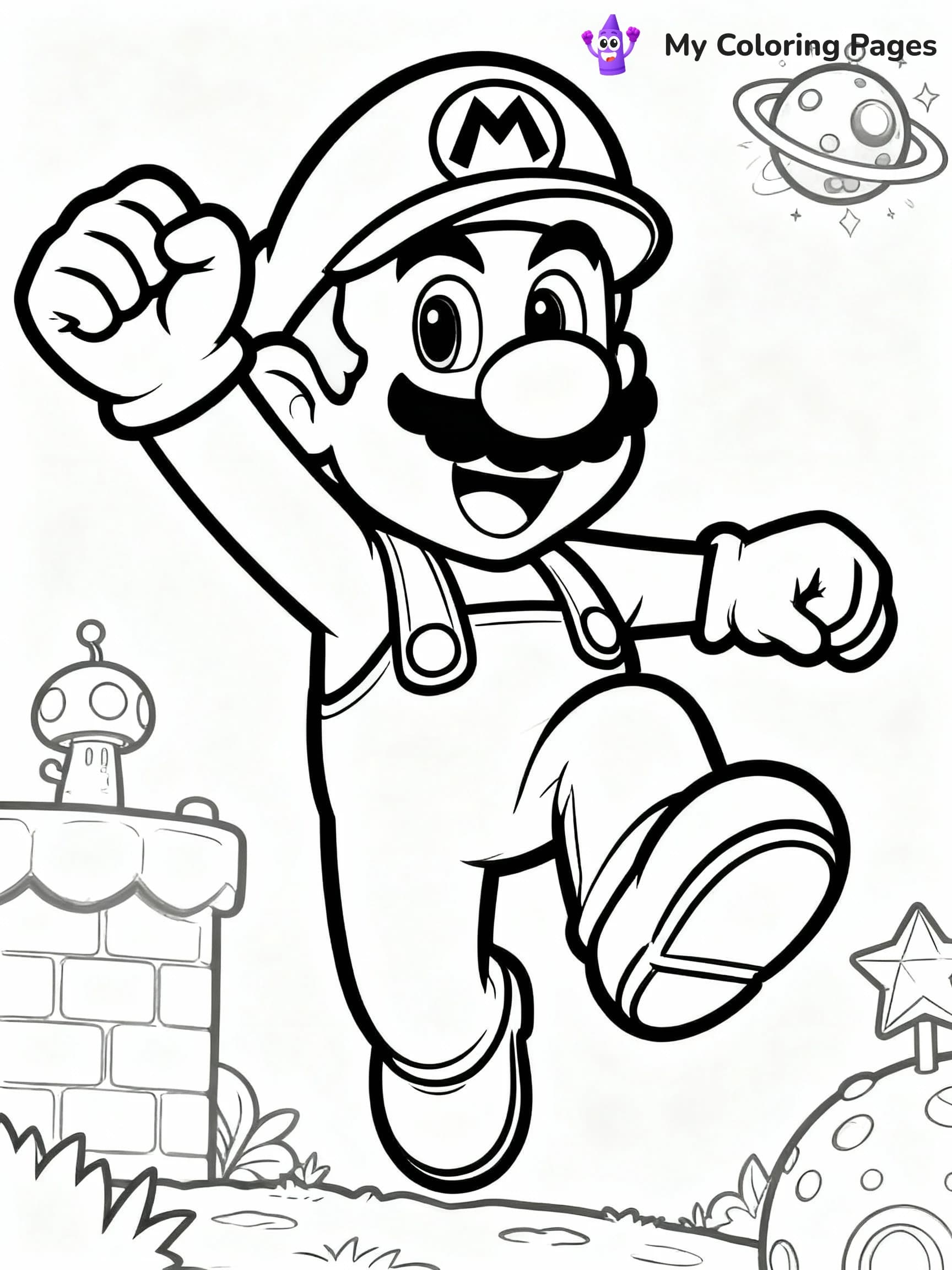 Rosalina Coloring Pages - 22