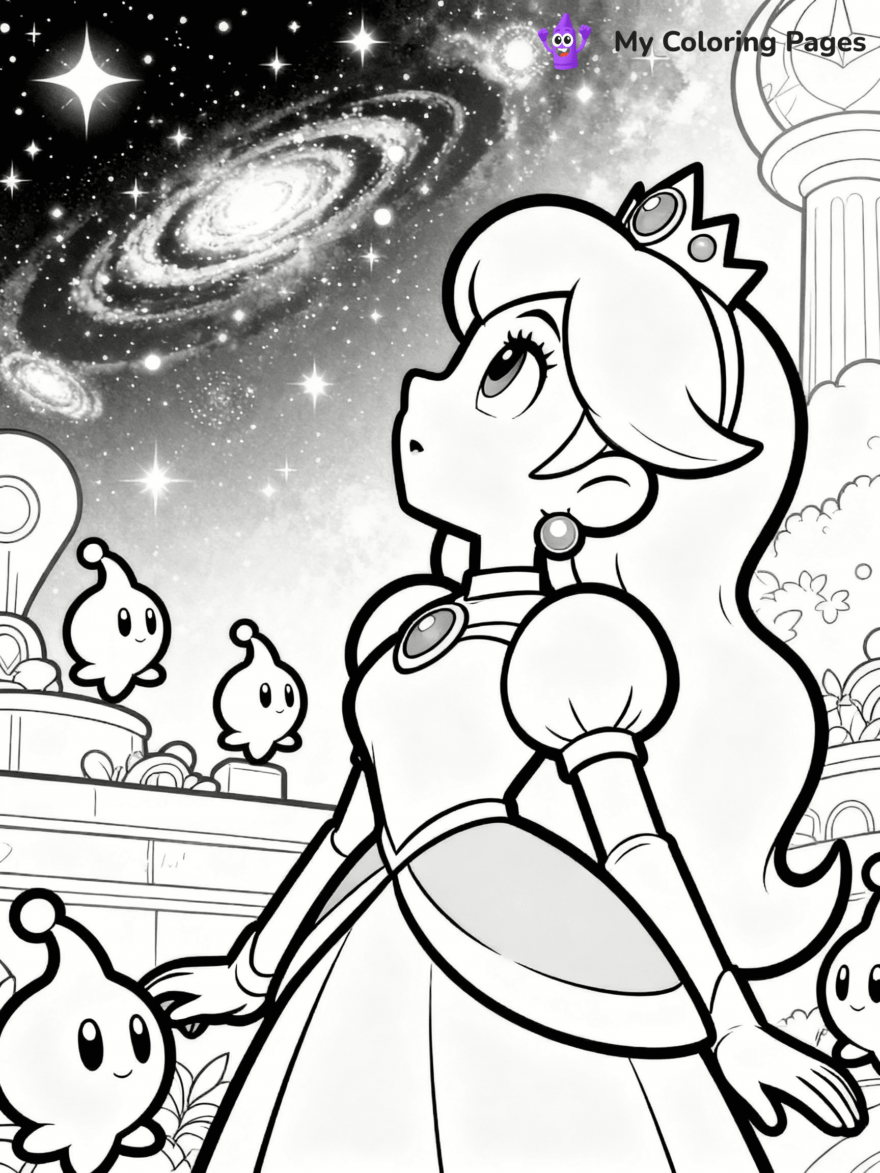 Rosalina Coloring Pages - 2