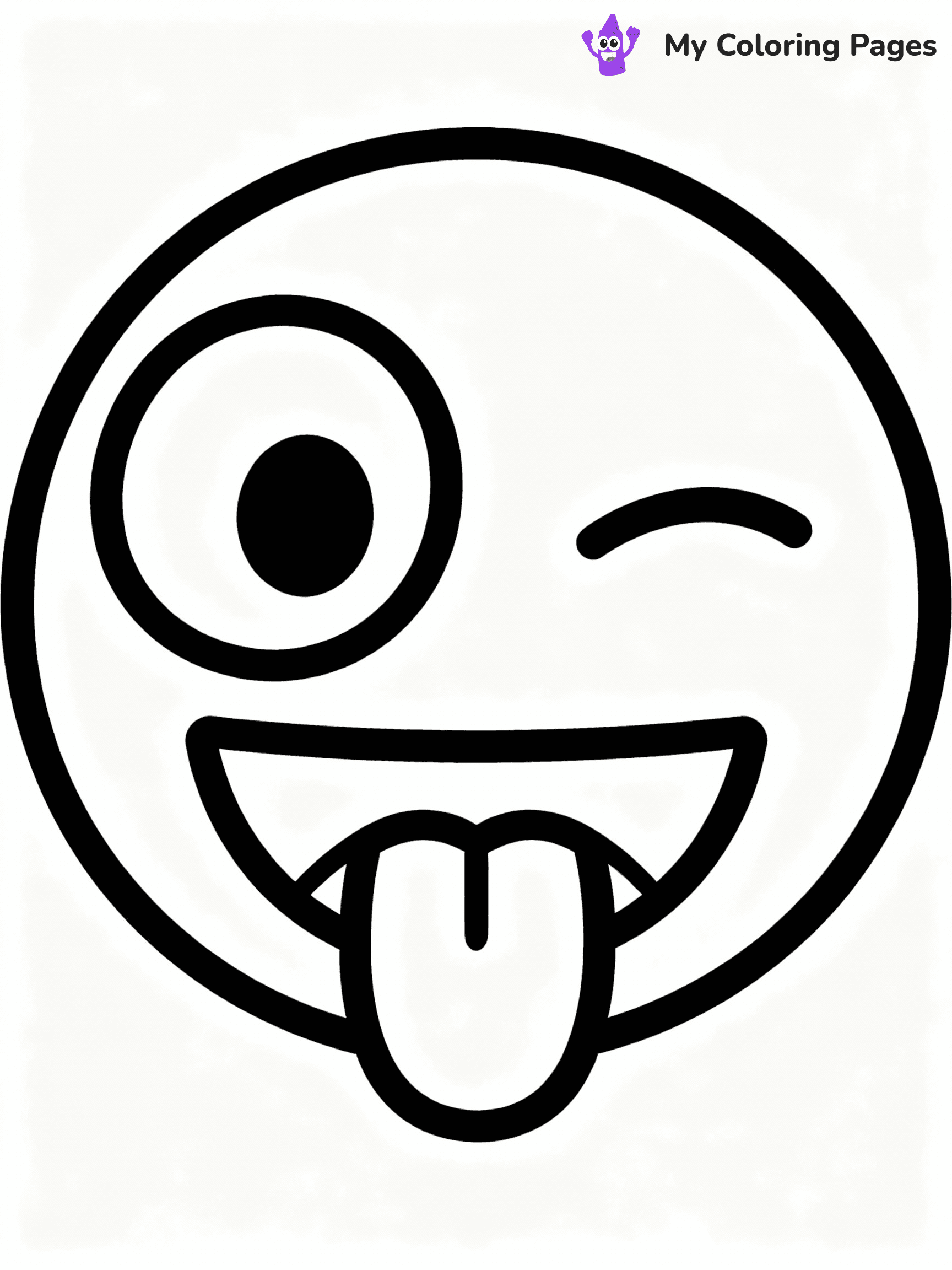 Emoji Coloring Pages - 10