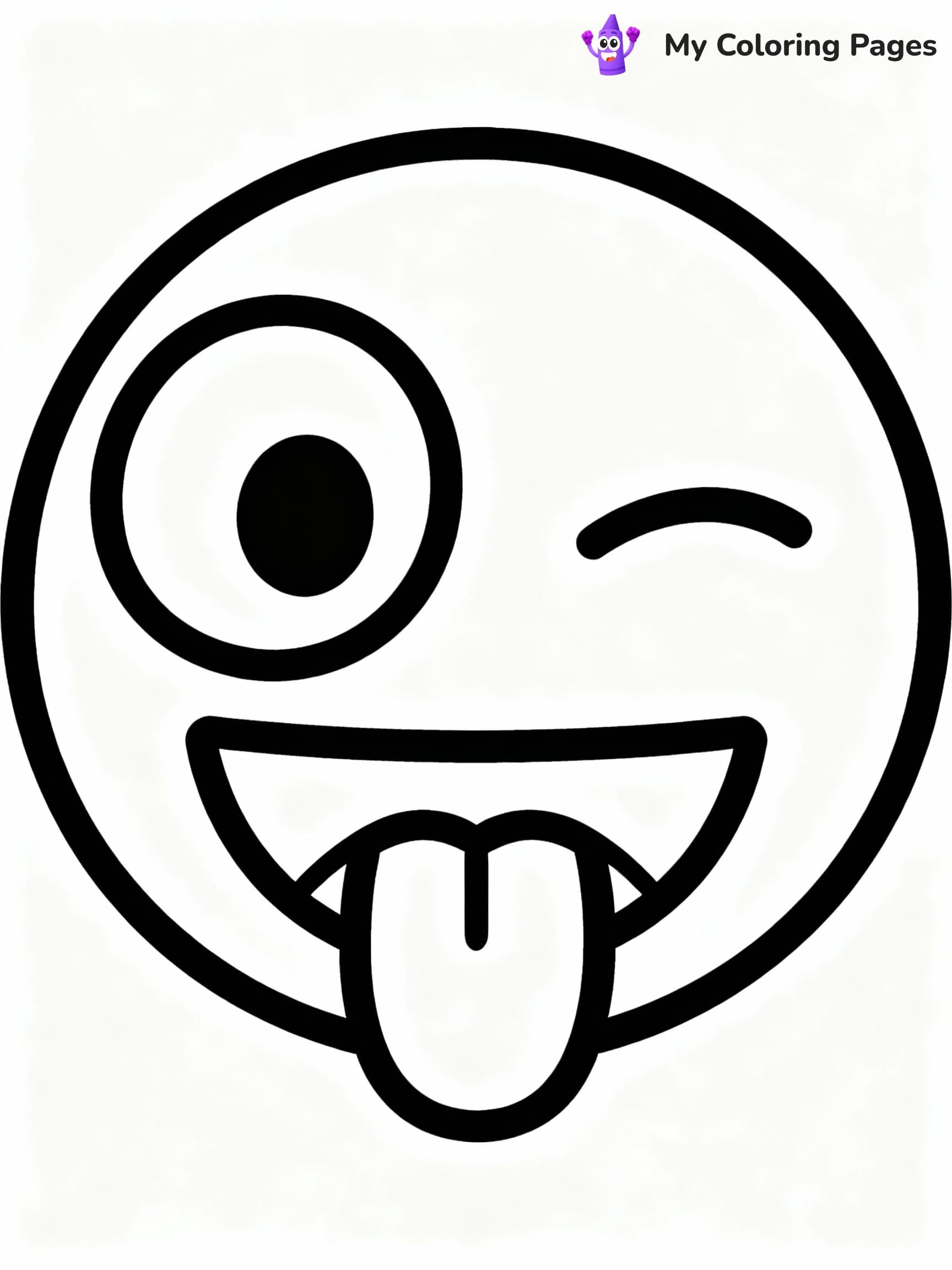 Emoji Coloring Pages - 10