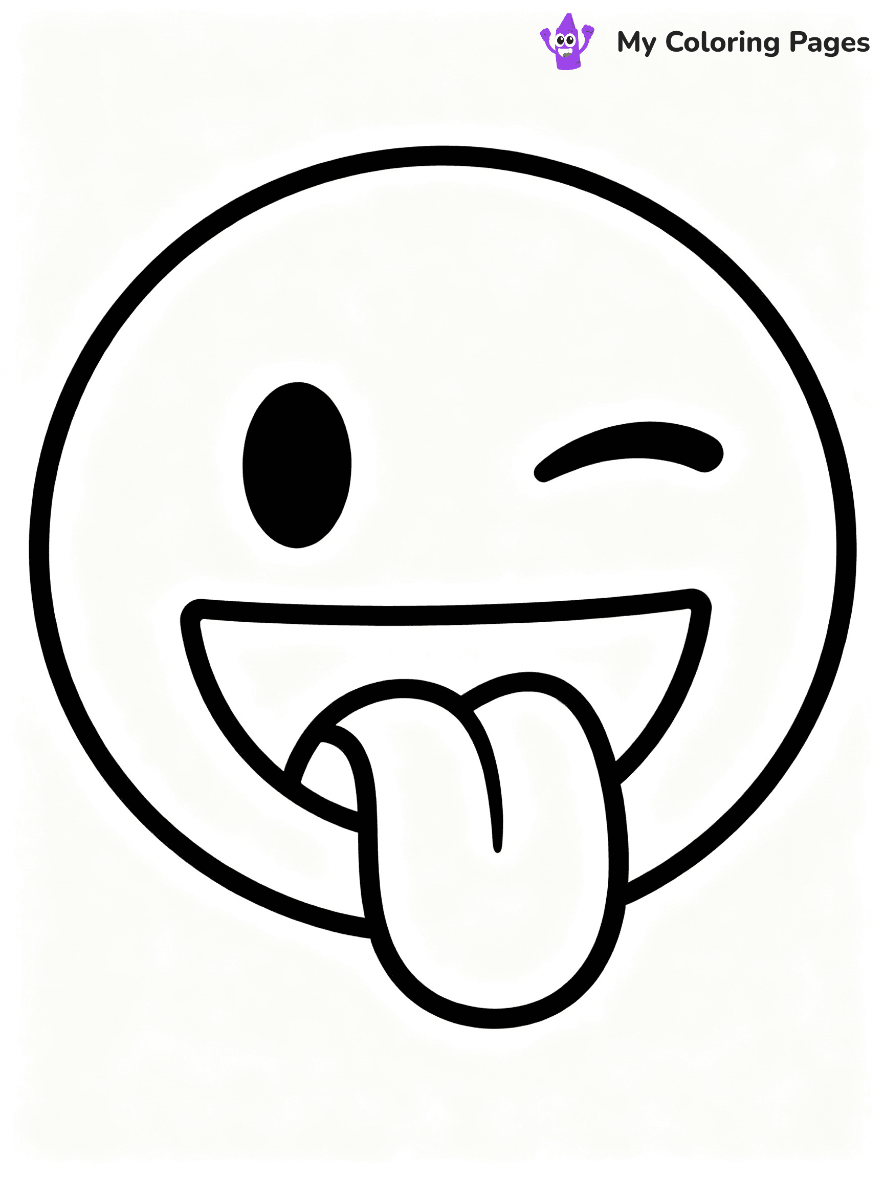 Emoji Coloring Pages - 9