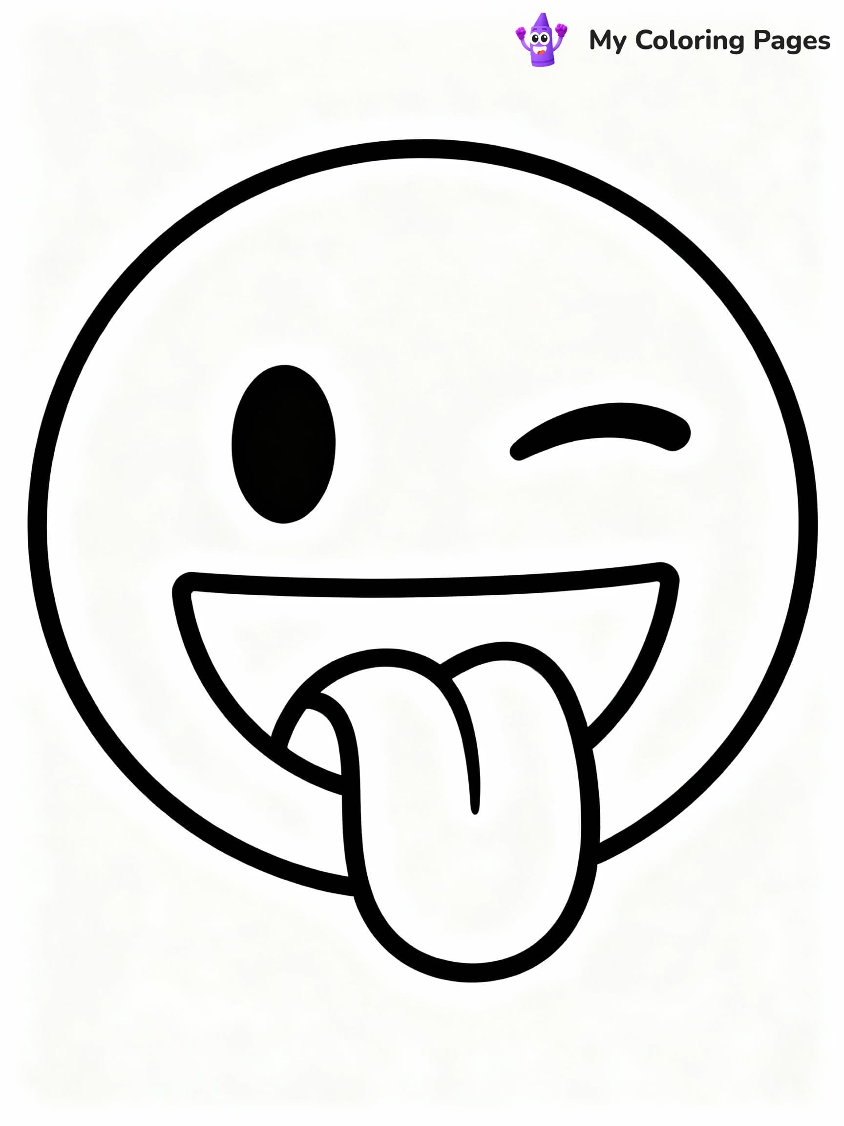 Emoji Coloring Pages - 9