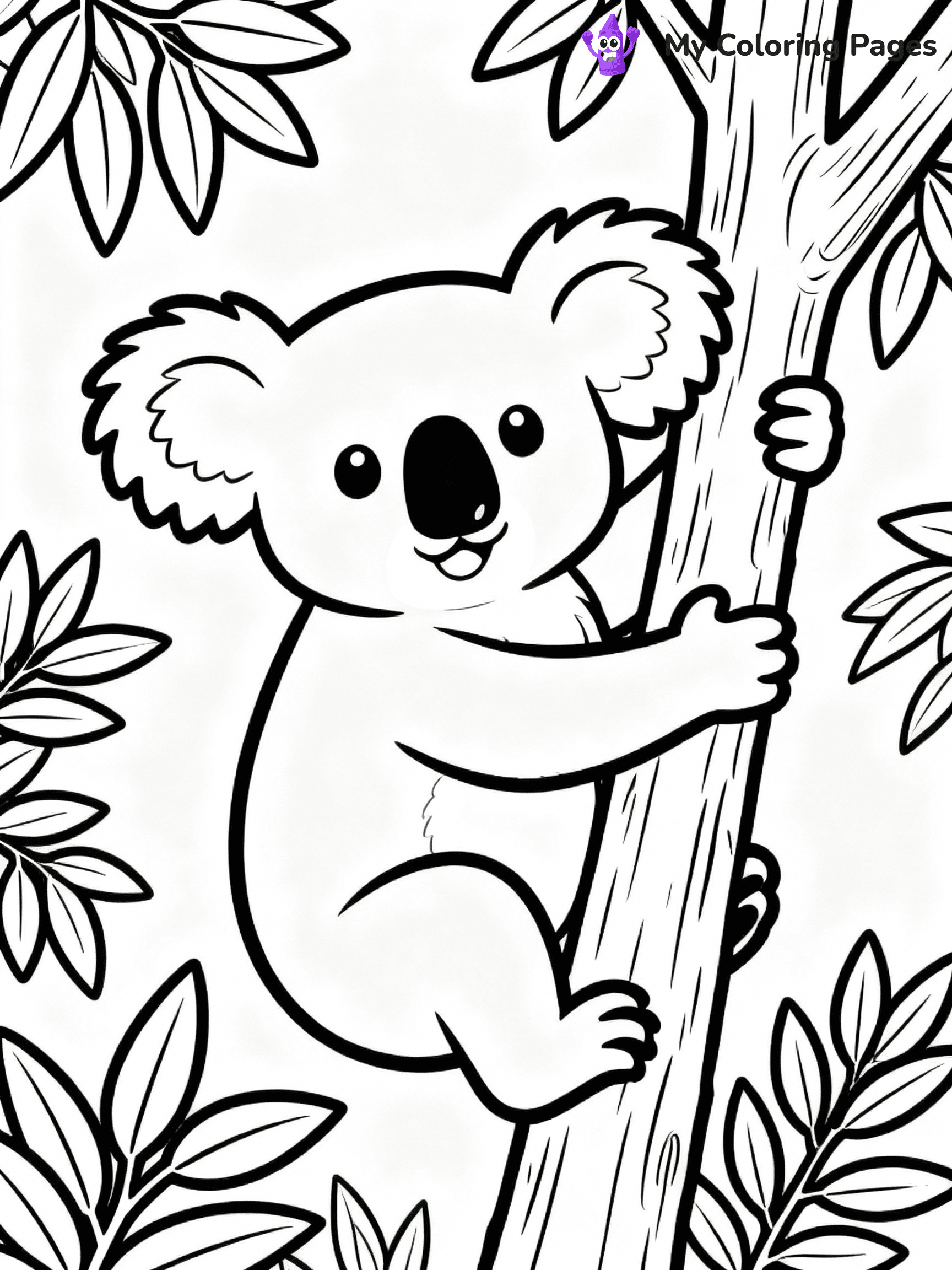 Koala Coloring Pages - 34
