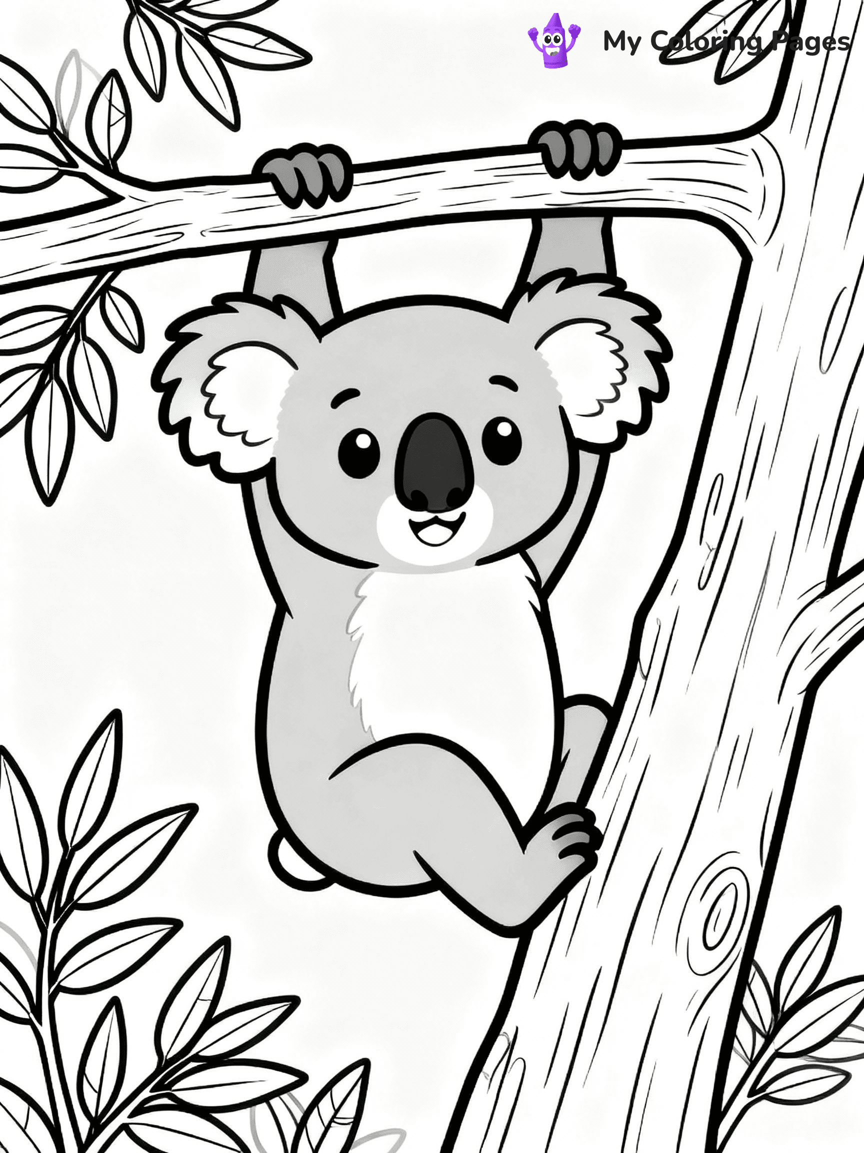 Koala Coloring Pages - 29