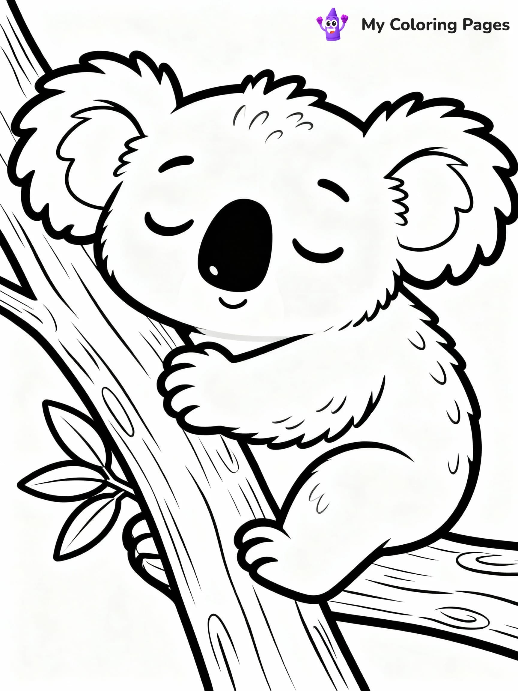 Koala Coloring Pages - 24