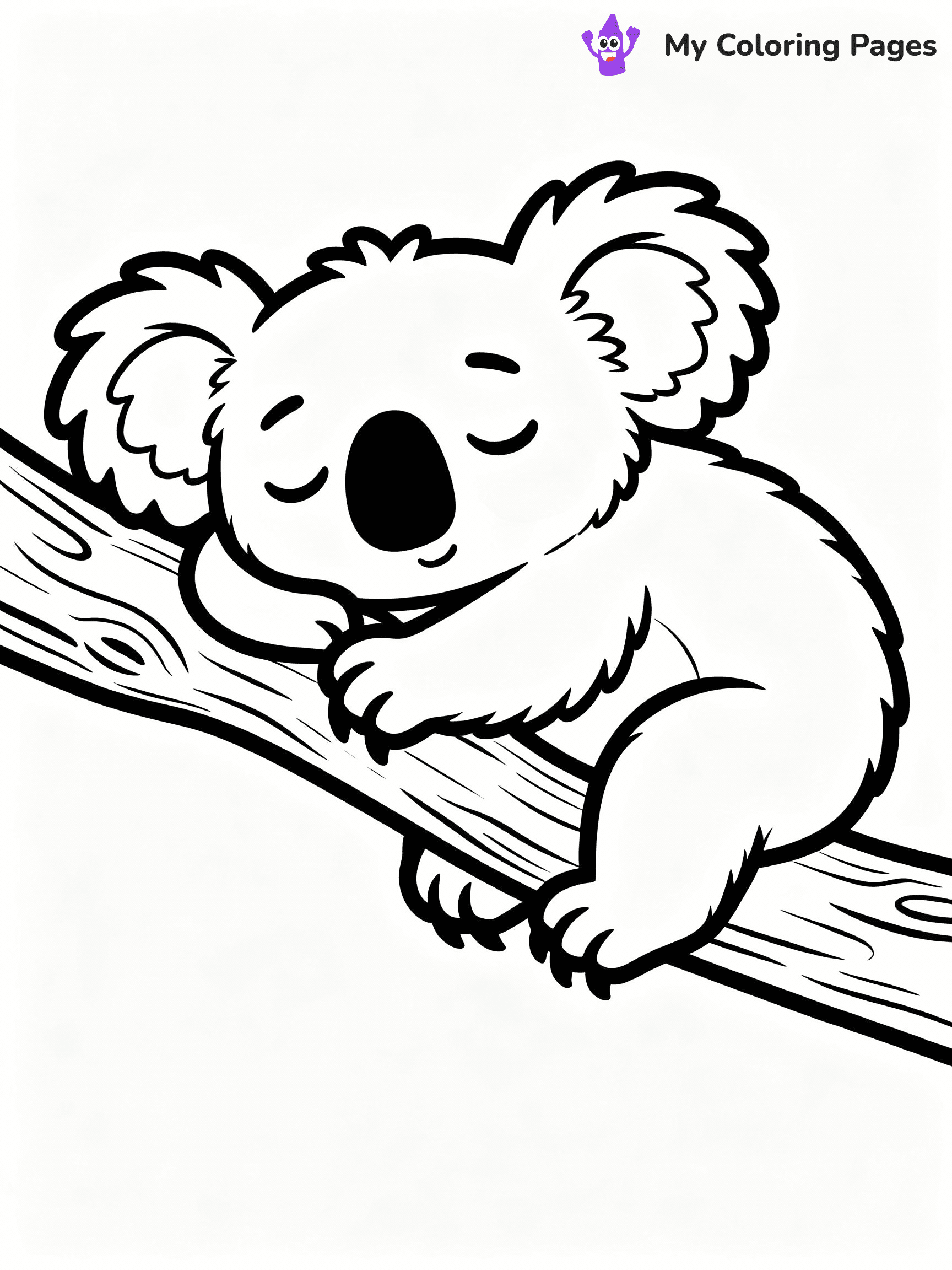 Koala Coloring Pages - 23