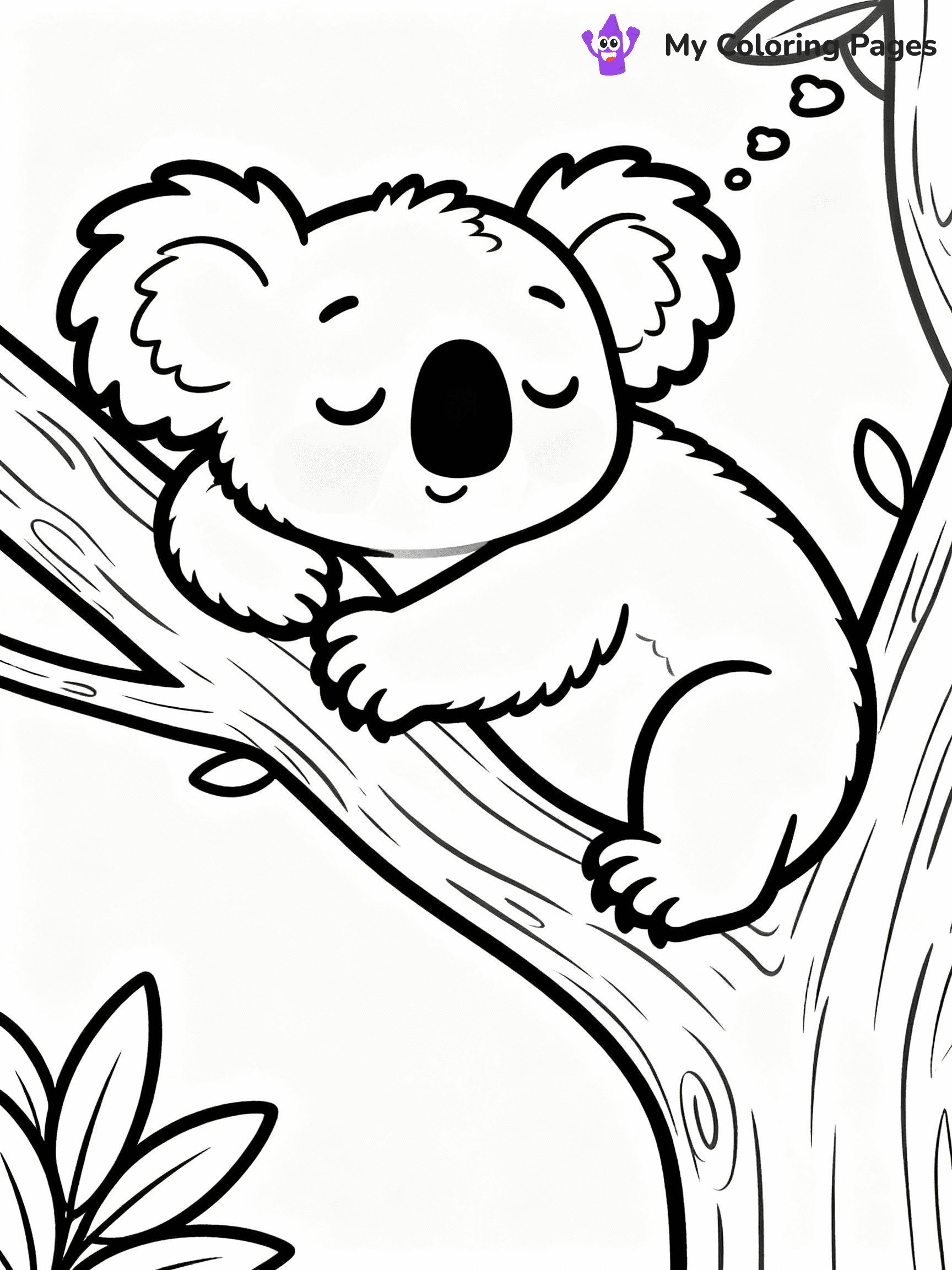 Koala Coloring Pages - 22