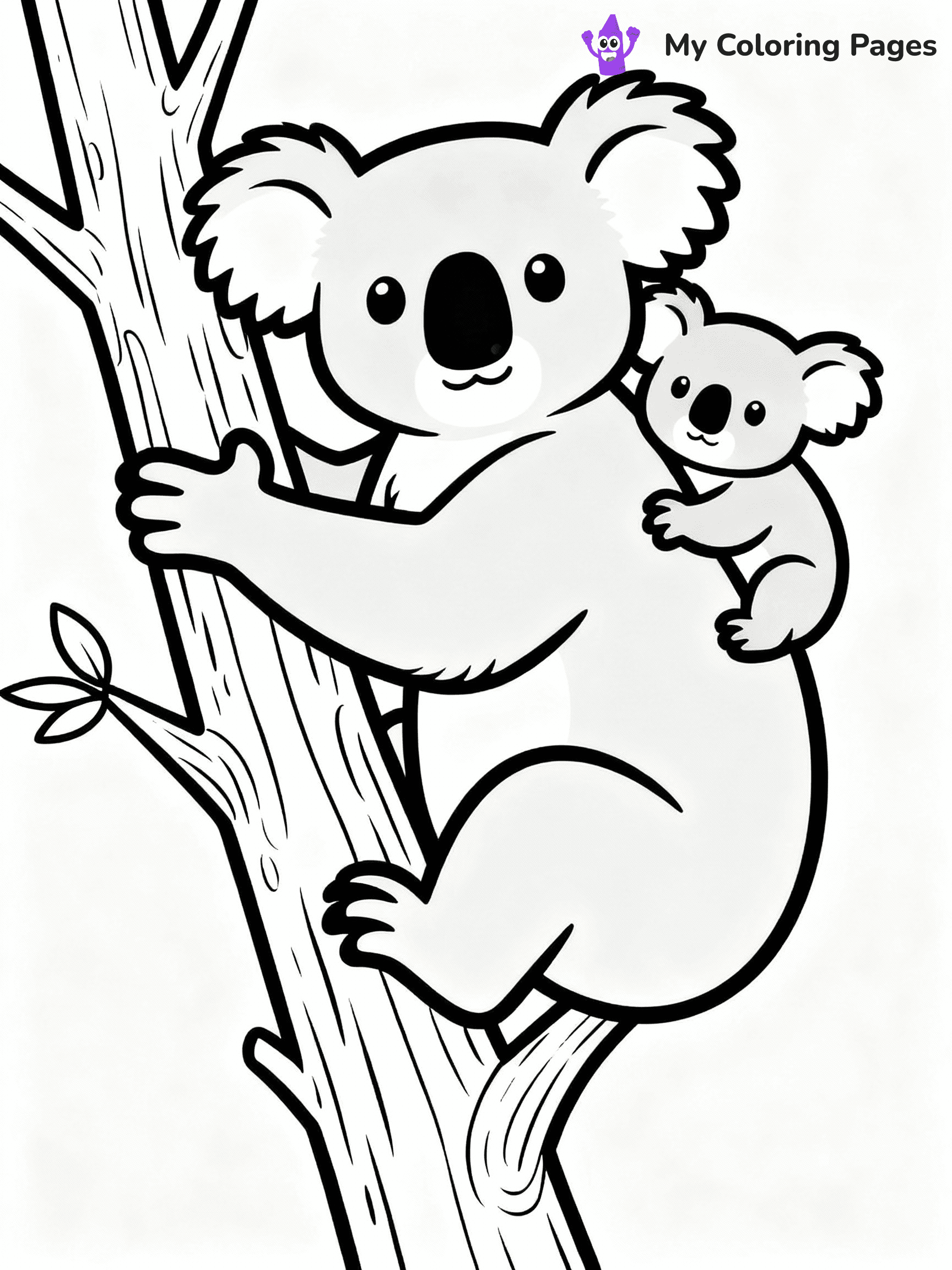 Koala Coloring Pages - 16