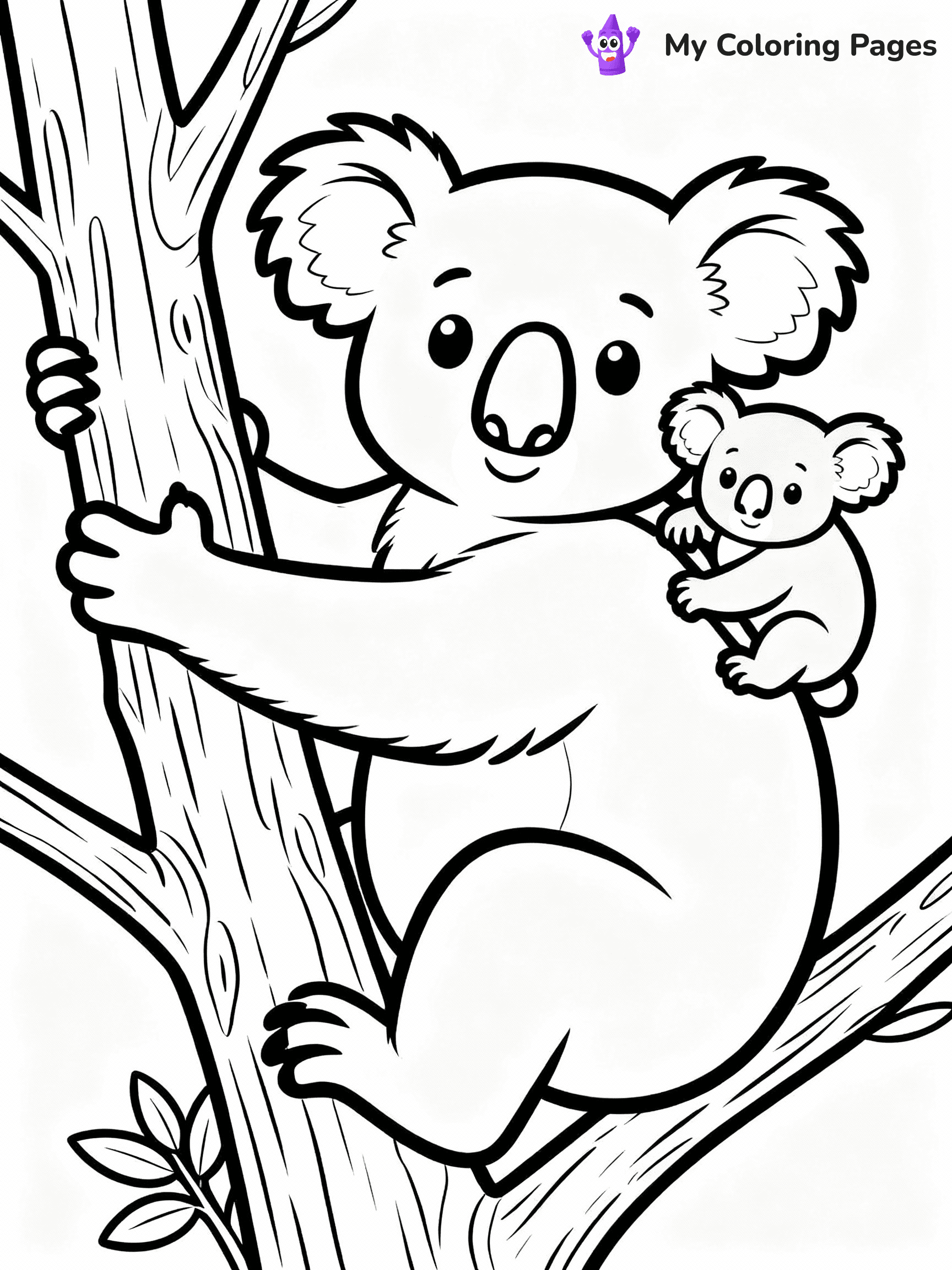 Koala Coloring Pages - 15