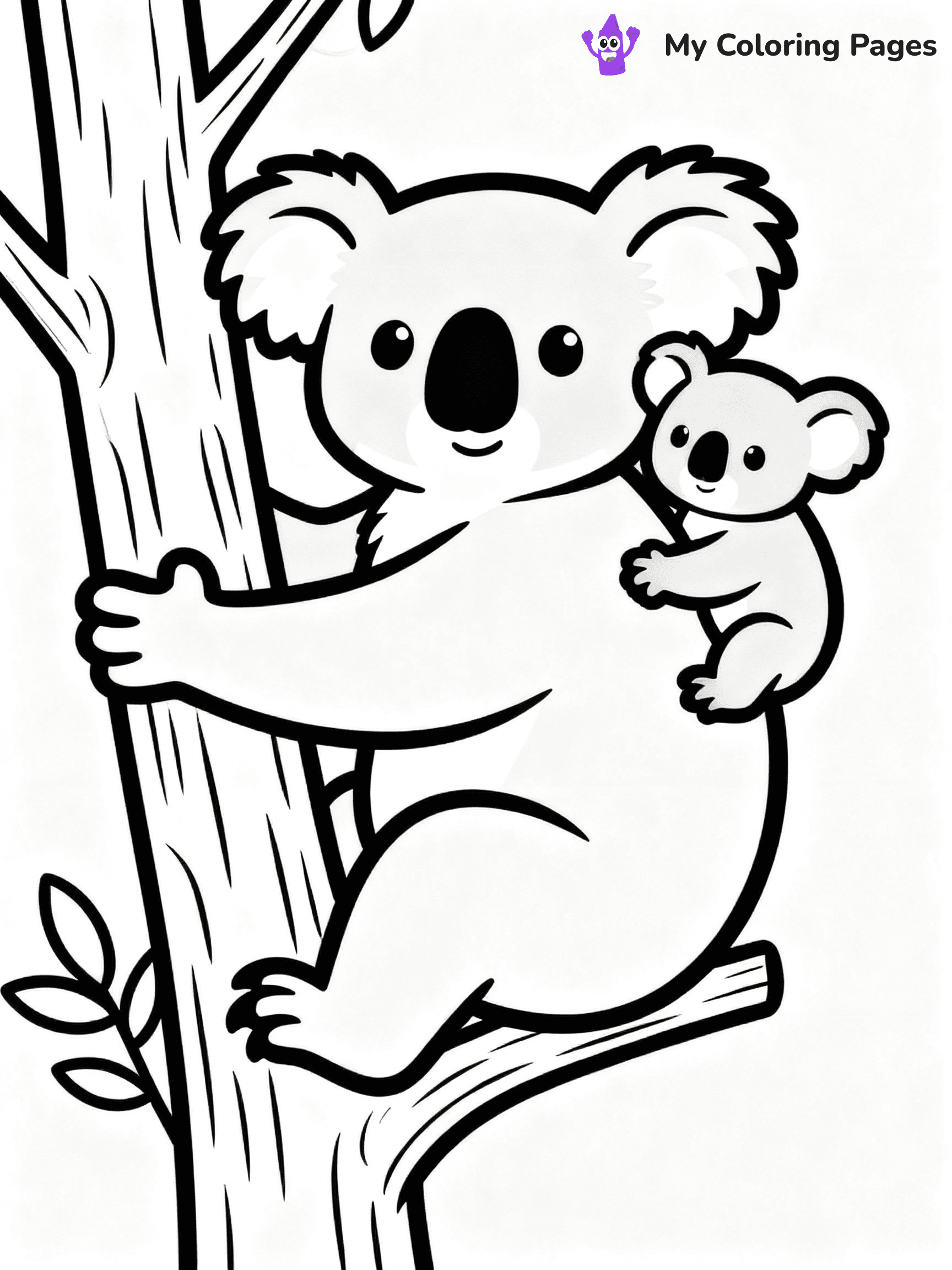 Koala Coloring Pages - 14
