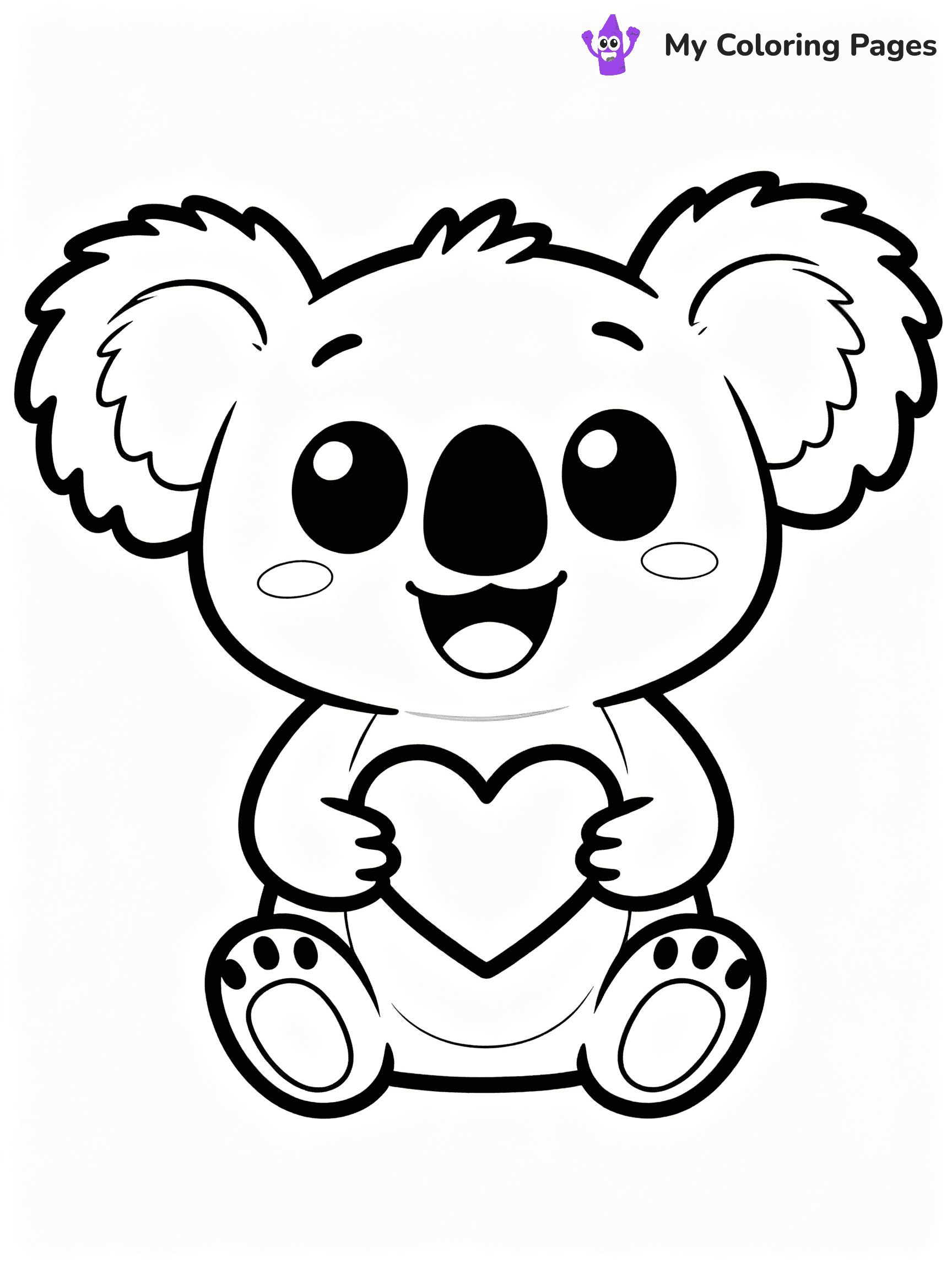 Koala Coloring Pages - 10