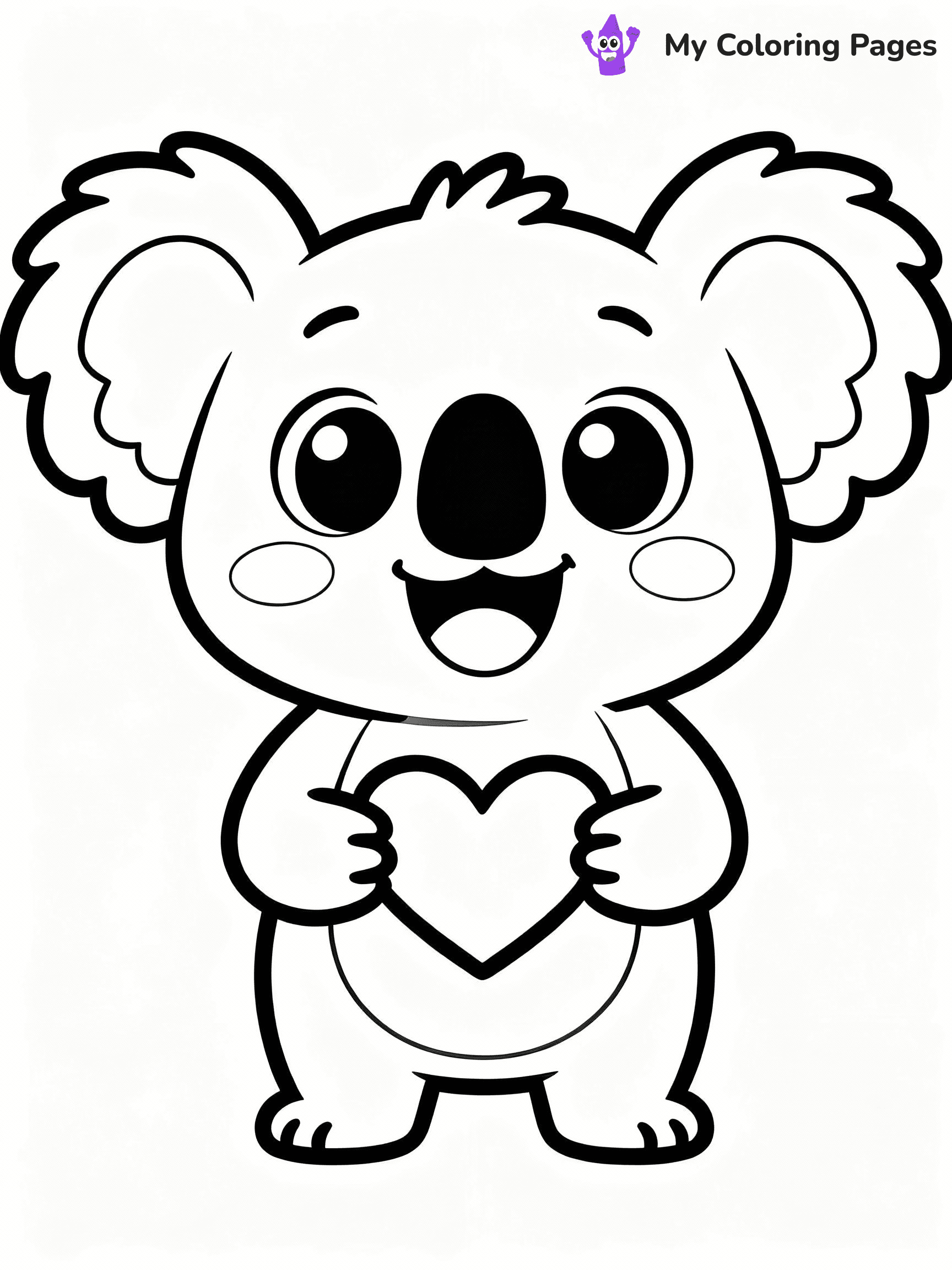 Koala Coloring Pages - 9