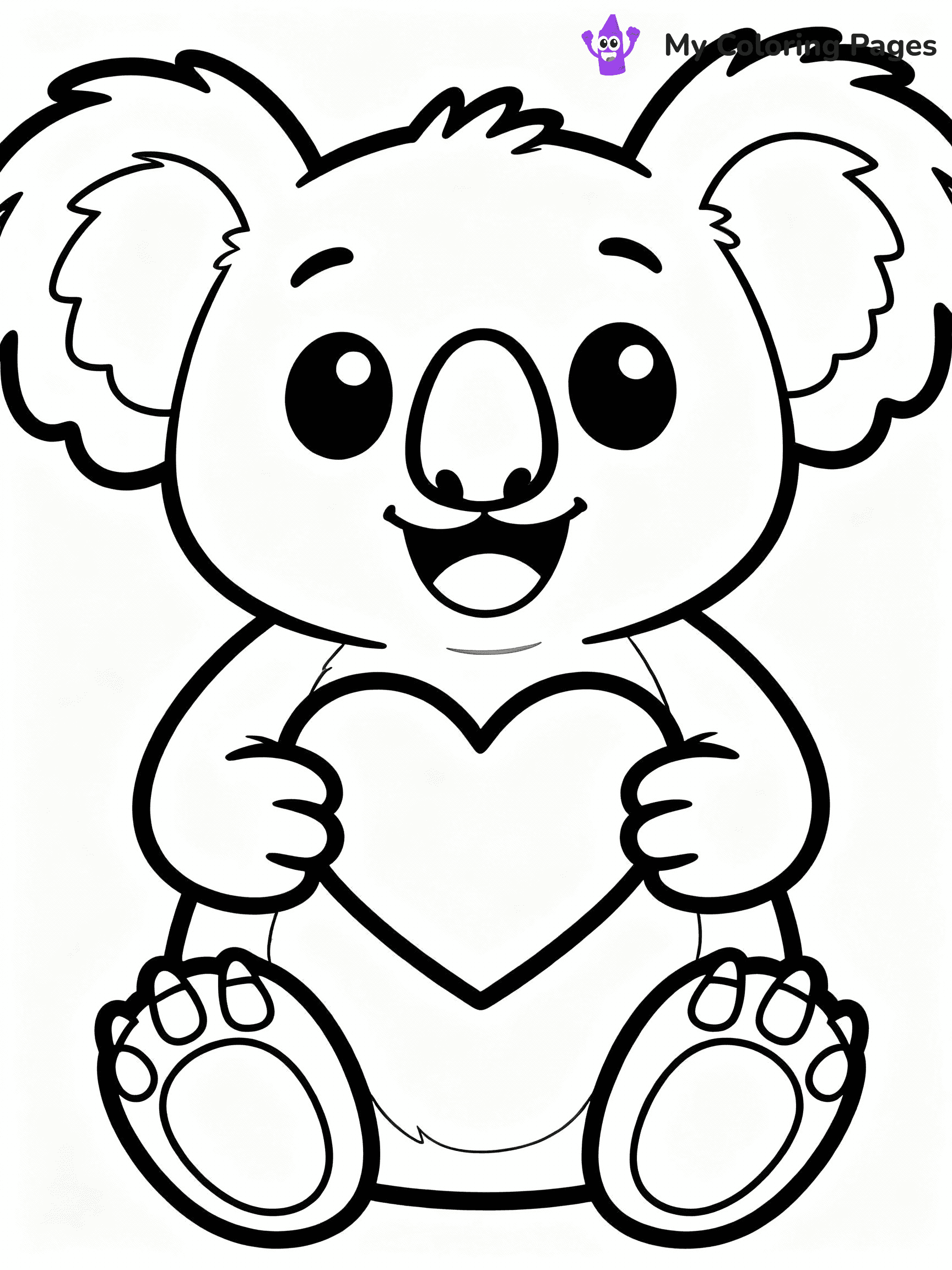 Koala Coloring Pages - 8