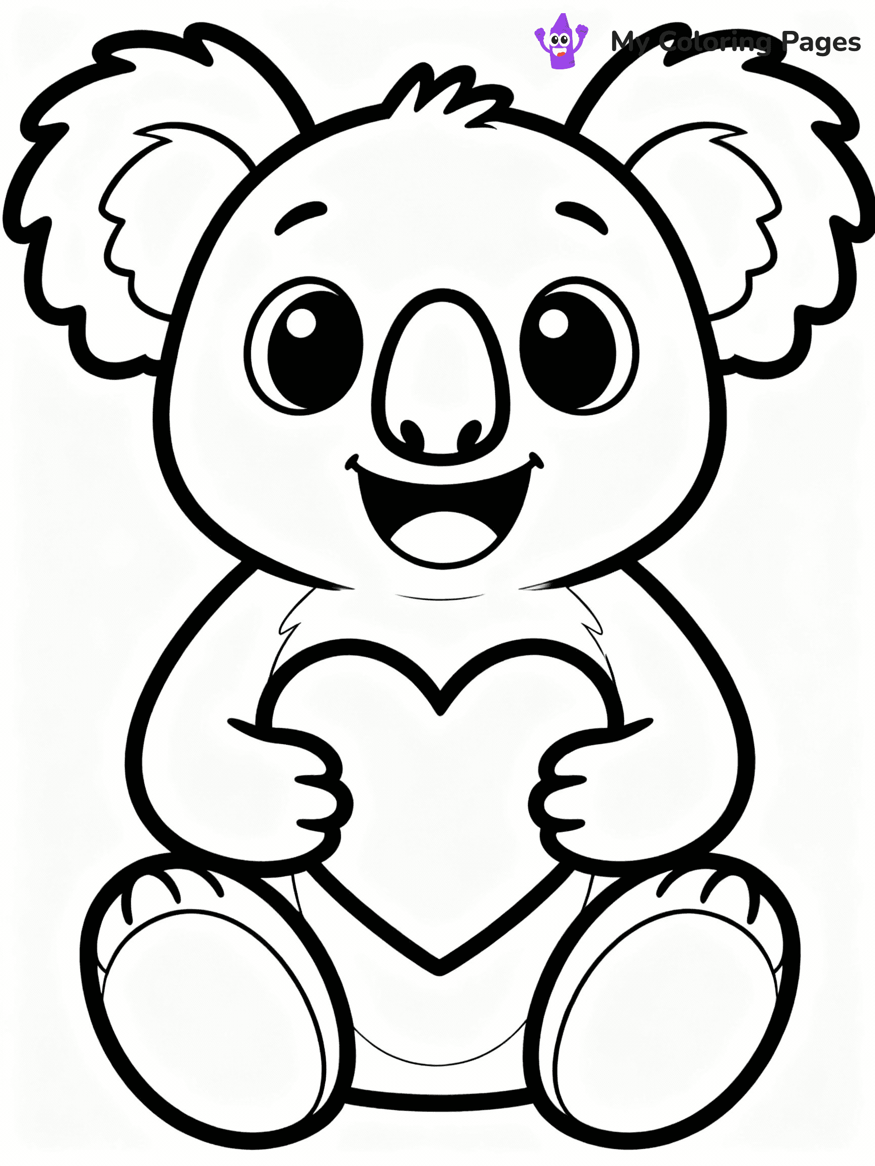 Koala Coloring Pages - 7