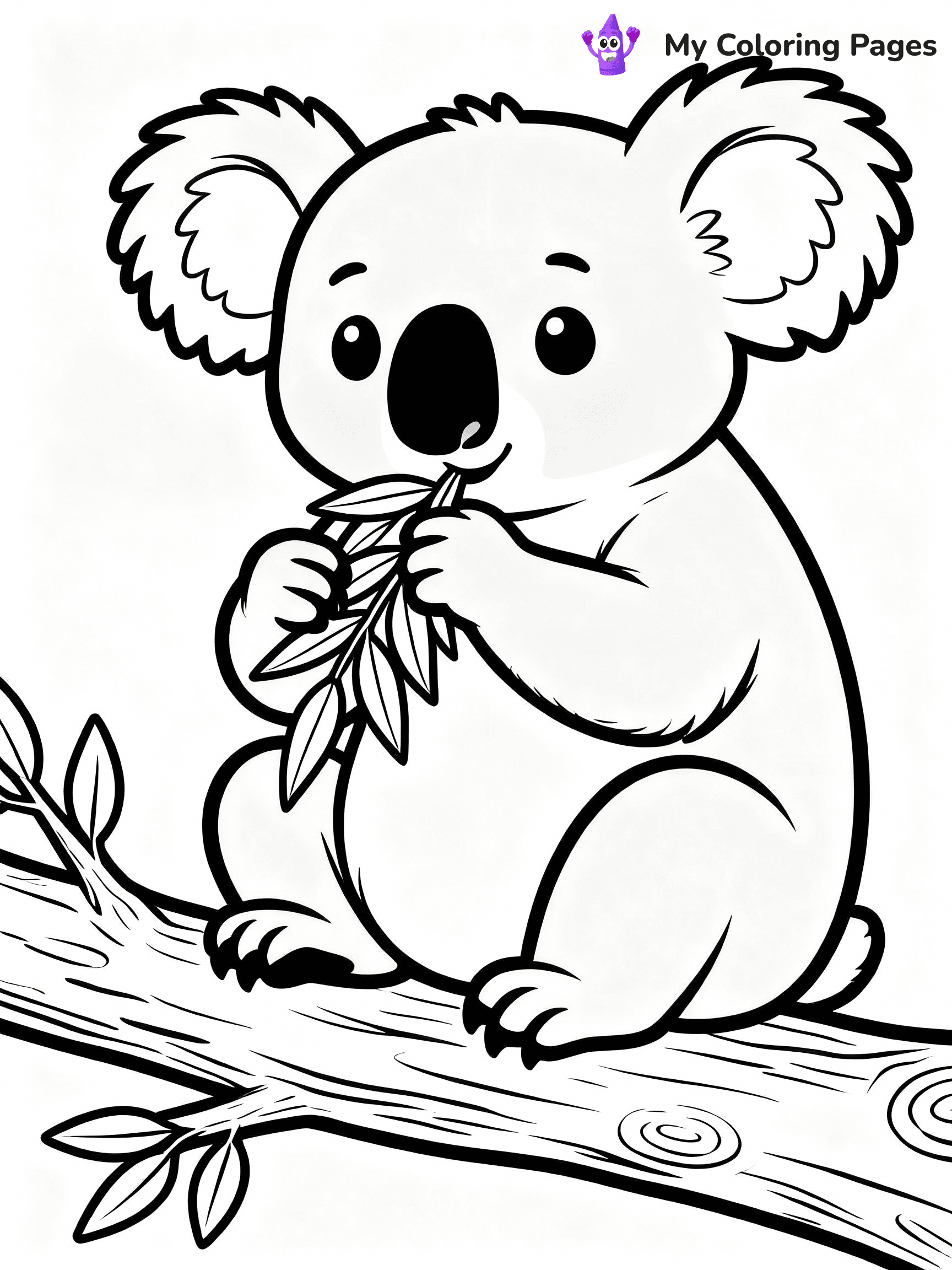 Koala Coloring Pages - 4