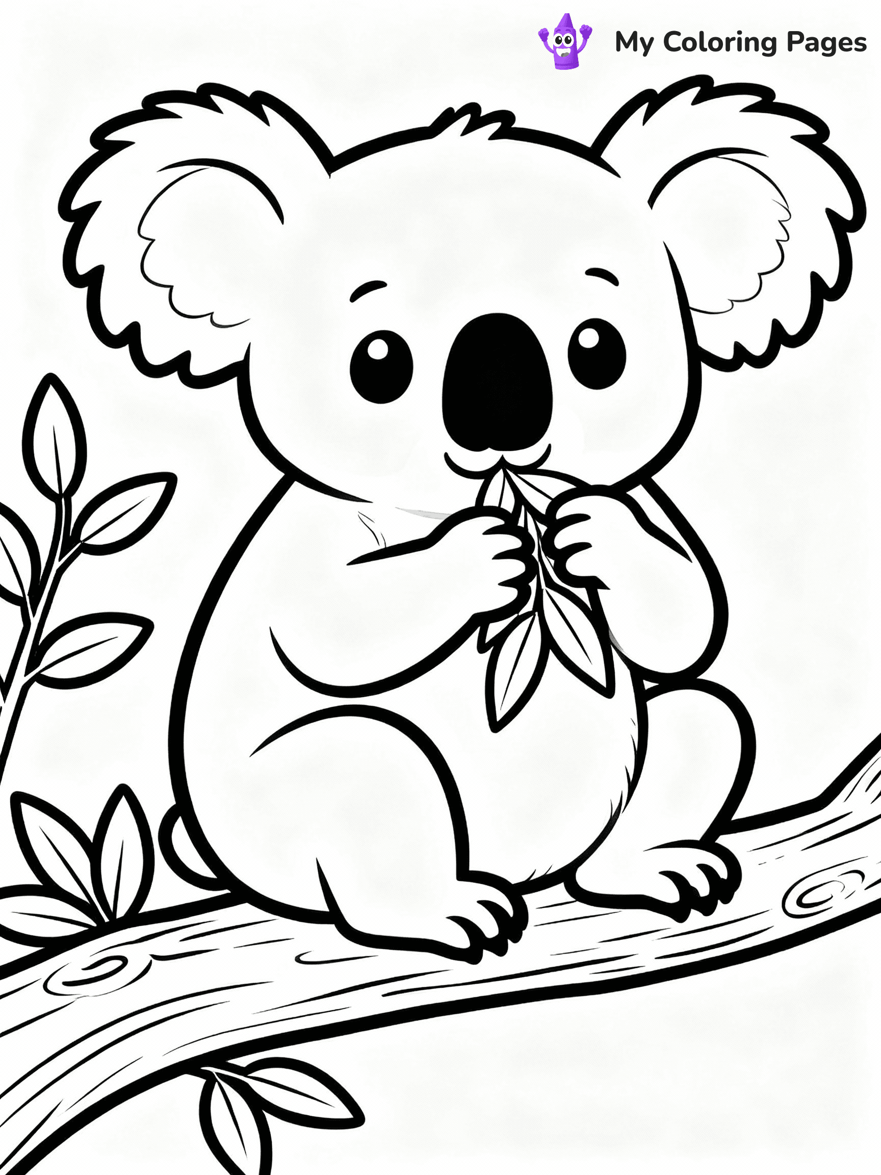 Koala Coloring Pages - 3