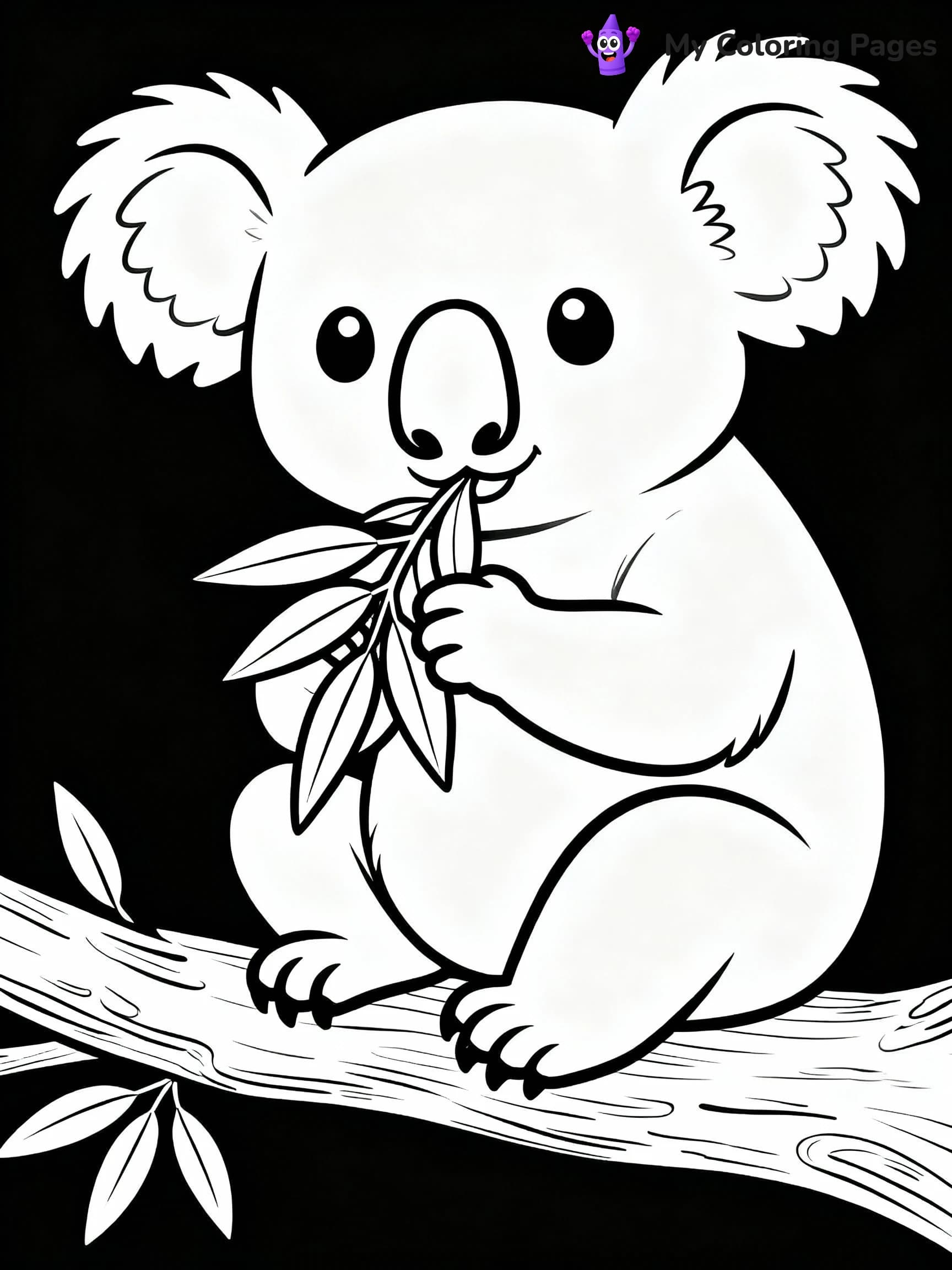 Koala Coloring Pages - 2