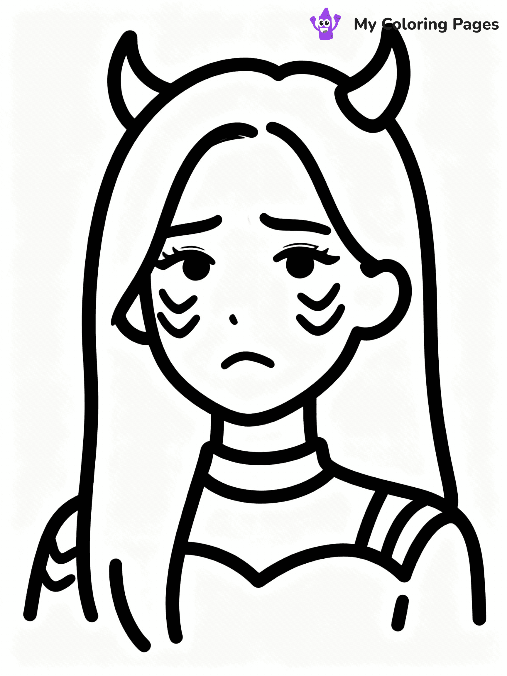 ⚠️ CRITICAL REQUIREMENT - ABSOLUTE BLACK AND WHITE ONLY ⚠️
This MUST be a BLACK AND WHITE line drawing ONLY. NO COLORS whatsoever.
- ONLY pure black lines (#000000) on pure white background (#FFFFFF)
- ABSOLUTELY NO colors, NO shading, NO gradients, NO grayscale
- If there are ANY colors in the output, the image is REJECTED
- This is a COLORING PAGE - meant to be COLORED IN by children
- The output must be UNCOLORED line art ready for coloring
⚠️ SUBJECT TO DRAW: Female K-pop leader with demon patterns on skin, concerned expression
(REMEMBER: Output must be BLACK AND WHITE line art only, NOT colored!)
# COLORING PAGE: BLACK OUTLINES ONLY - WHITE BACKGROUND MANDATORY
Create a **coloring book page** using EXACTLY two values: black lines, white space.
## NON-NEGOTIABLE BINARY RULES
- **ONLY #000000 (black) and #FFFFFF (white)** - NO other values exist
- **EVERY PIXEL = BLACK OR WHITE** - no gray/shading/antialiasing
- **WHITE BACKGROUND MANDATORY** - entire canvas stays white
- **ALL SHAPES HOLLOW** - everything is empty outlines waiting to be colored
- **FORBIDDEN:** fills, shading, gradients, patterns, textures, colors
- **NO SOLID REGIONS** - if it's not a thin line, it's wrong
## Universal Line Standards
- Black outlines ONLY - thin, uniform weight
- Every shape completely empty inside
- Closed contours suitable for coloring
- Simple flat illustration - zero depth/3D/realism
- **Style:** Whimsical Doodle Art Alley - rounded, friendly outlines (unless specified)
## Everything = Outline Only
- Characters/animals: hollow shapes
- Objects/clothing: empty contours
- Backgrounds/scenery: line work only
- Natural elements: outlined forms
- Dark/night areas: don't exist (use outlined symbols)
- Textures/patterns: convert to simple lines
## The Test
Can a child color EVERY white space with crayons? If any area is pre-filled/shaded/gray or colored in, it FAILS. Every shape must be waiting to receive color.
**FINAL OUTPUT**: Binary coloring page. Black lines define shapes. White spaces ready for coloring. Nothing else exists. No exceptions. Print-ready.
⚠️ FINAL REMINDER: Draw the subject "Female K-pop leader with demon patterns on skin, concerned expression" as BLACK AND WHITE line art. Zero colors in output.