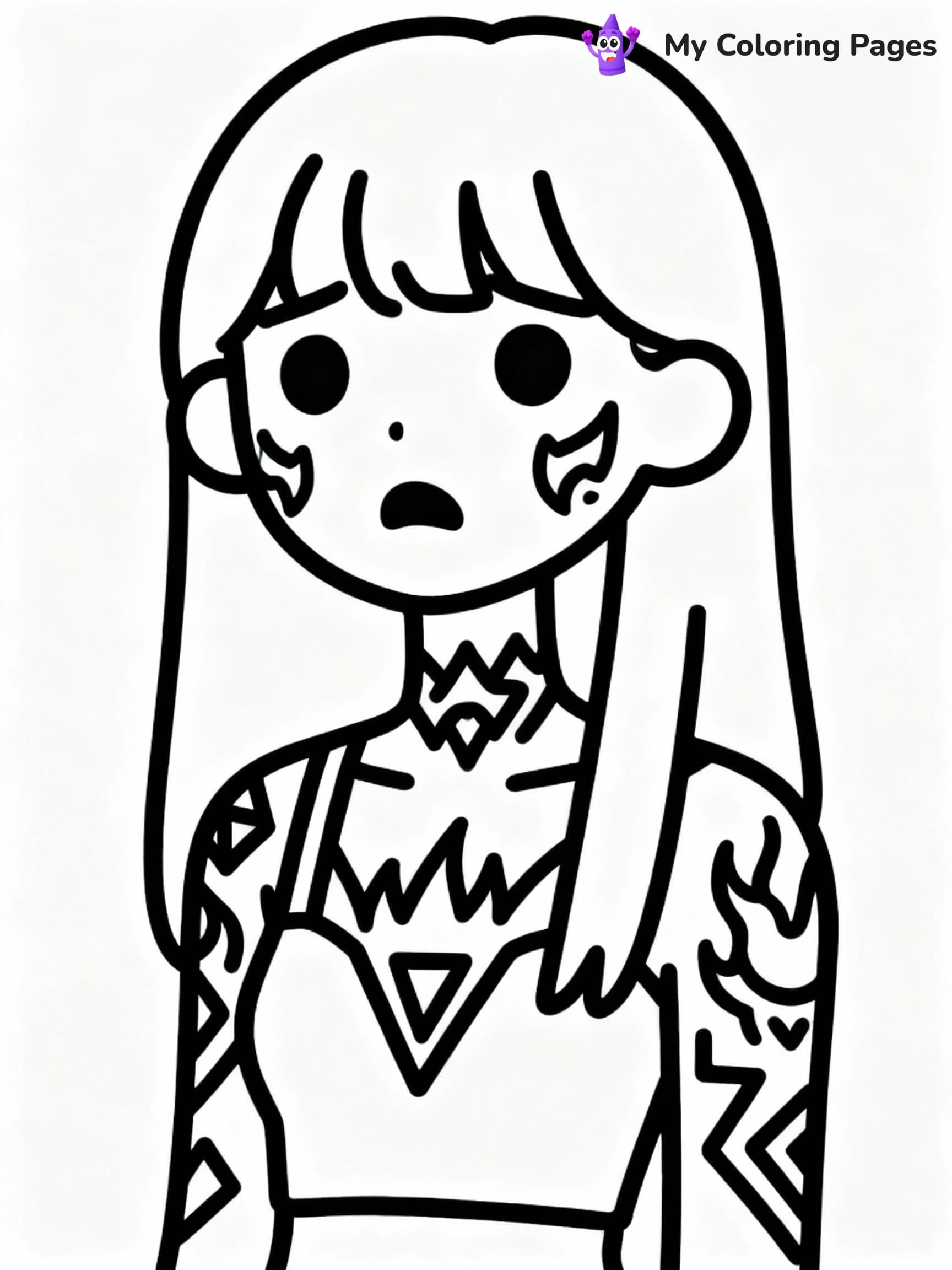 Kpop Demon Hunters Coloring Pages - 23