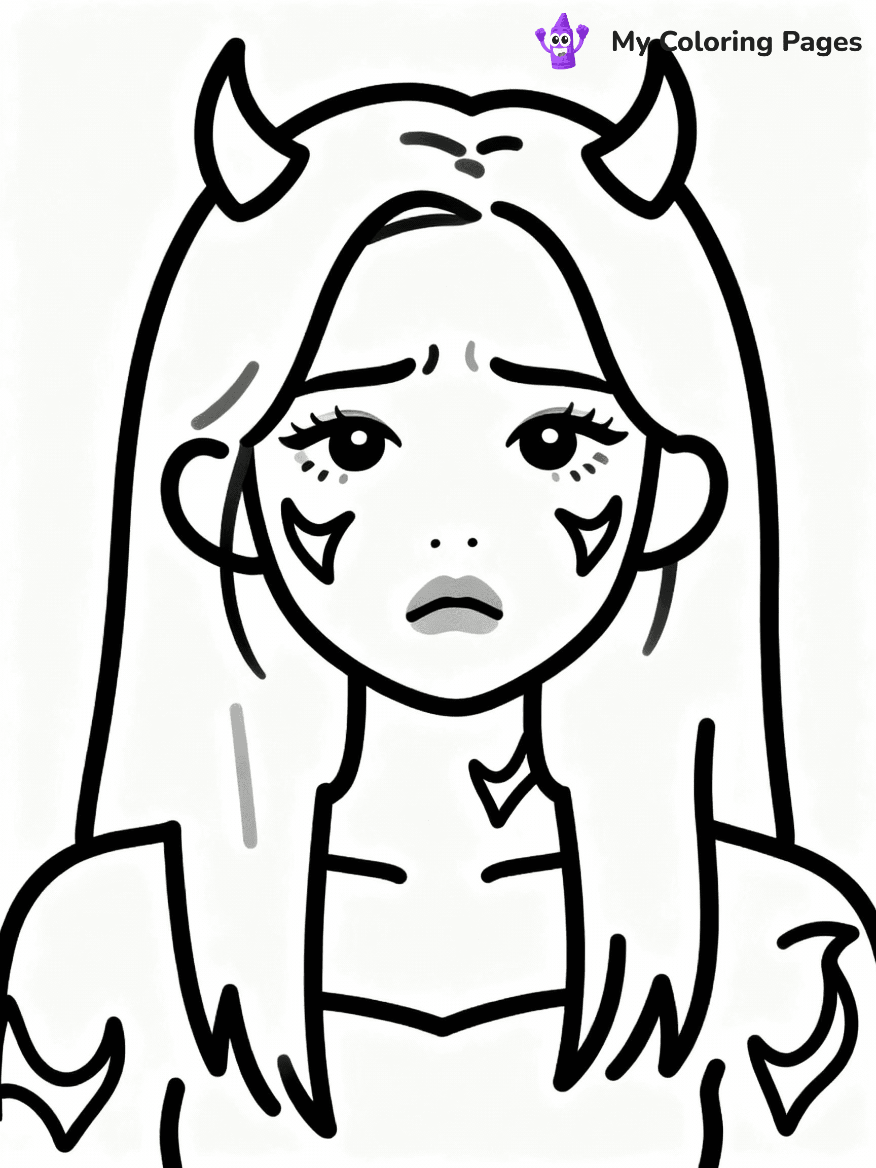 ⚠️ CRITICAL REQUIREMENT - ABSOLUTE BLACK AND WHITE ONLY ⚠️
This MUST be a BLACK AND WHITE line drawing ONLY. NO COLORS whatsoever.
- ONLY pure black lines (#000000) on pure white background (#FFFFFF)
- ABSOLUTELY NO colors, NO shading, NO gradients, NO grayscale
- If there are ANY colors in the output, the image is REJECTED
- This is a COLORING PAGE - meant to be COLORED IN by children
- The output must be UNCOLORED line art ready for coloring
⚠️ SUBJECT TO DRAW: Female K-pop leader with demon patterns on skin, concerned expression
(REMEMBER: Output must be BLACK AND WHITE line art only, NOT colored!)
# COLORING PAGE: BLACK OUTLINES ONLY - WHITE BACKGROUND MANDATORY
Create a **coloring book page** using EXACTLY two values: black lines, white space.
## NON-NEGOTIABLE BINARY RULES
- **ONLY #000000 (black) and #FFFFFF (white)** - NO other values exist
- **EVERY PIXEL = BLACK OR WHITE** - no gray/shading/antialiasing
- **WHITE BACKGROUND MANDATORY** - entire canvas stays white
- **ALL SHAPES HOLLOW** - everything is empty outlines waiting to be colored
- **FORBIDDEN:** fills, shading, gradients, patterns, textures, colors
- **NO SOLID REGIONS** - if it's not a thin line, it's wrong
## Universal Line Standards
- Black outlines ONLY - thin, uniform weight
- Every shape completely empty inside
- Closed contours suitable for coloring
- Simple flat illustration - zero depth/3D/realism
- **Style:** Whimsical Doodle Art Alley - rounded, friendly outlines (unless specified)
## Everything = Outline Only
- Characters/animals: hollow shapes
- Objects/clothing: empty contours
- Backgrounds/scenery: line work only
- Natural elements: outlined forms
- Dark/night areas: don't exist (use outlined symbols)
- Textures/patterns: convert to simple lines
## The Test
Can a child color EVERY white space with crayons? If any area is pre-filled/shaded/gray or colored in, it FAILS. Every shape must be waiting to receive color.
**FINAL OUTPUT**: Binary coloring page. Black lines define shapes. White spaces ready for coloring. Nothing else exists. No exceptions. Print-ready.
⚠️ FINAL REMINDER: Draw the subject "Female K-pop leader with demon patterns on skin, concerned expression" as BLACK AND WHITE line art. Zero colors in output.