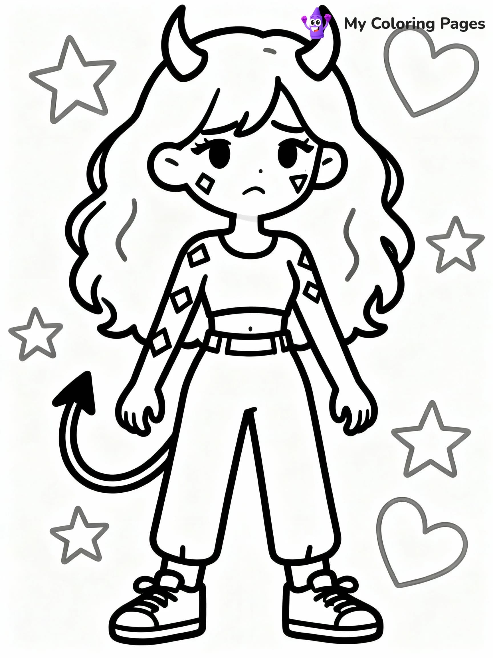 Kpop Demon Hunters Coloring Pages - 21