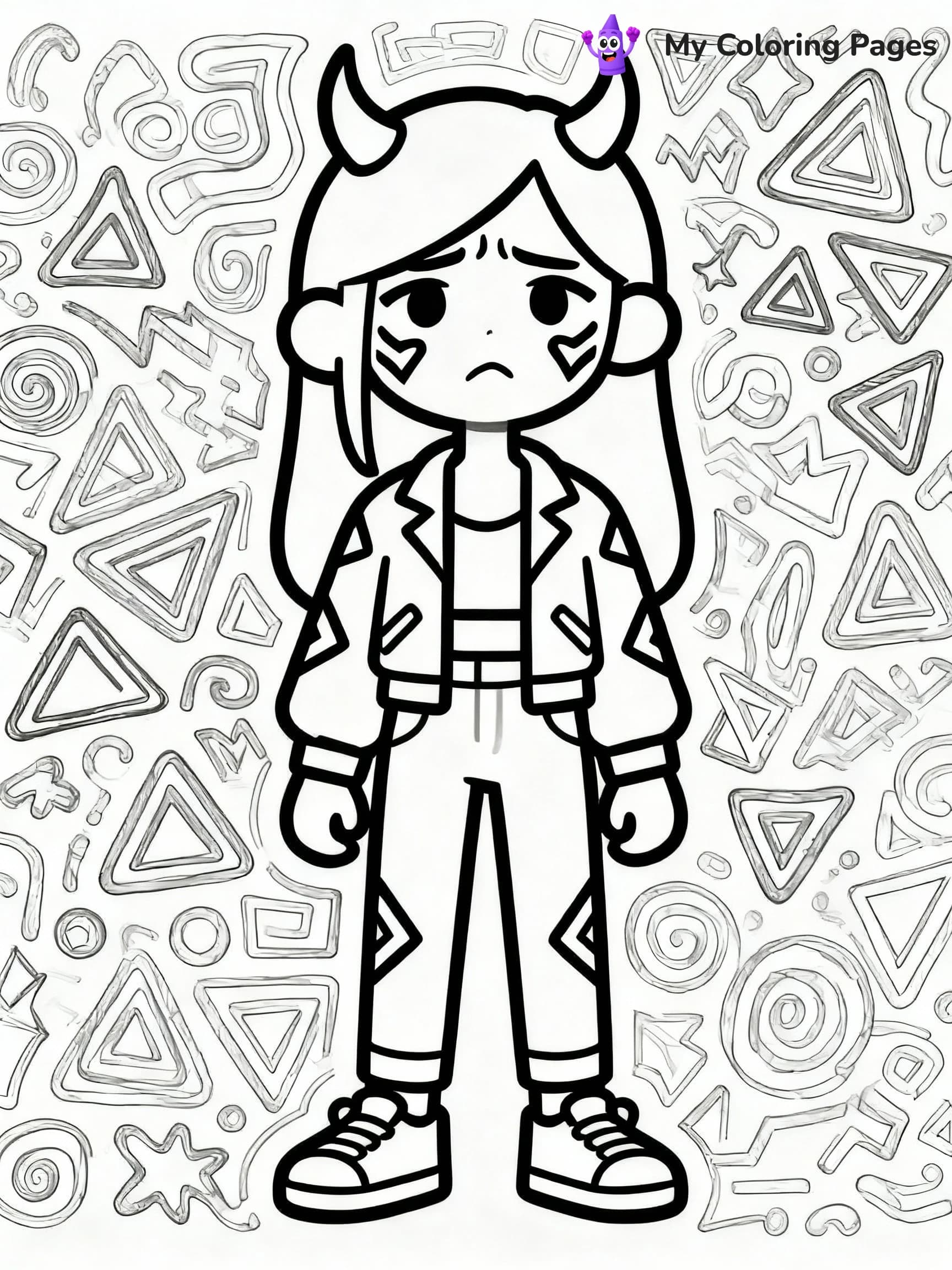 Kpop Demon Hunters Coloring Pages - 19