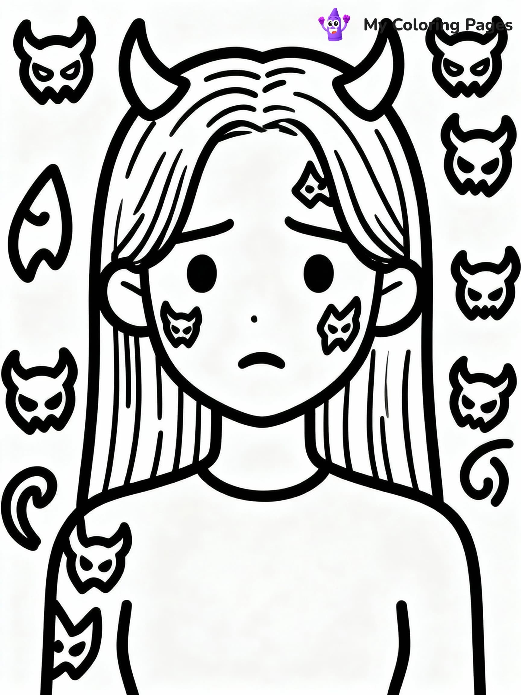 Kpop Demon Hunters Coloring Pages - 17