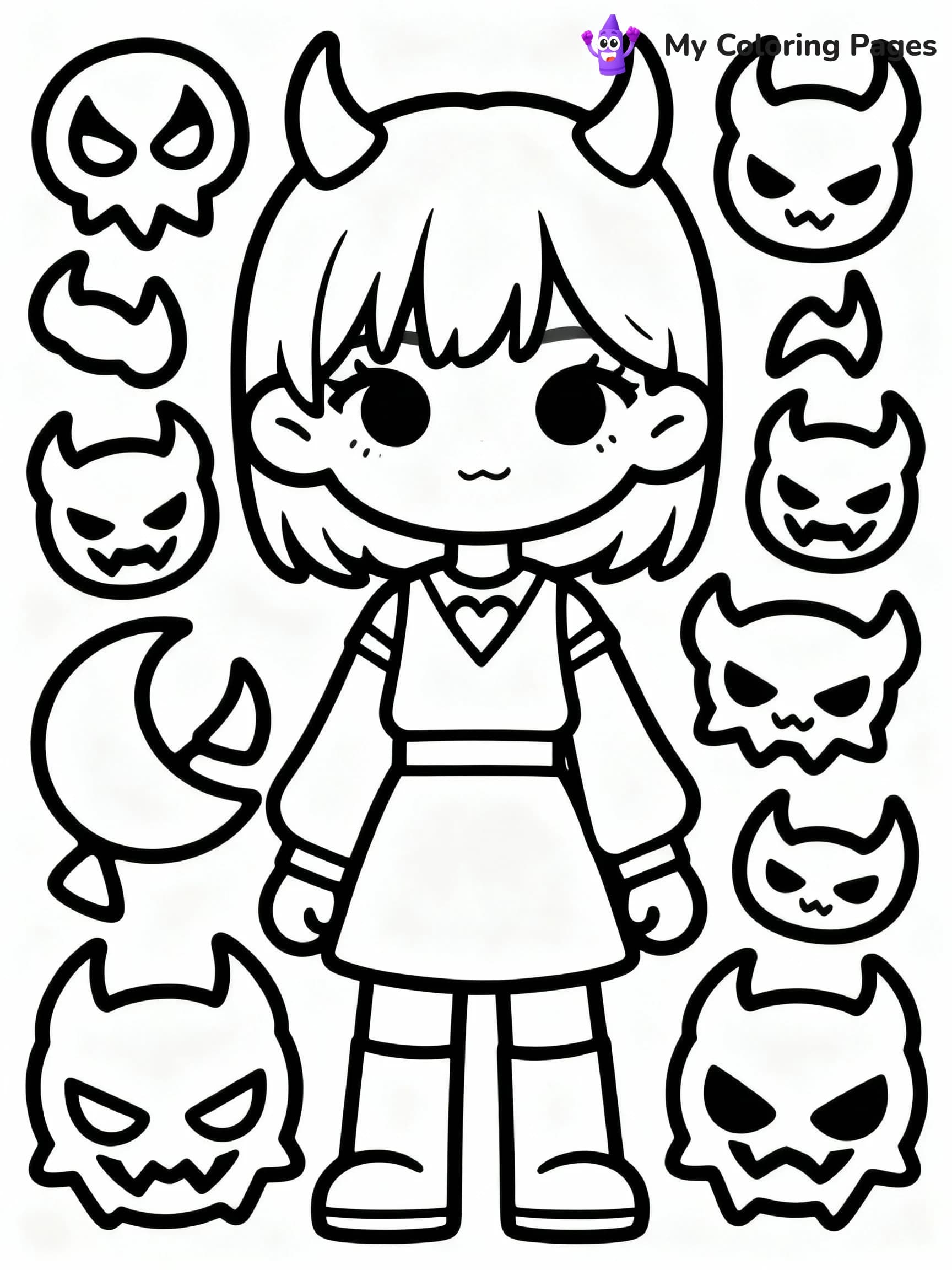 Kpop Demon Hunters Coloring Pages - 10