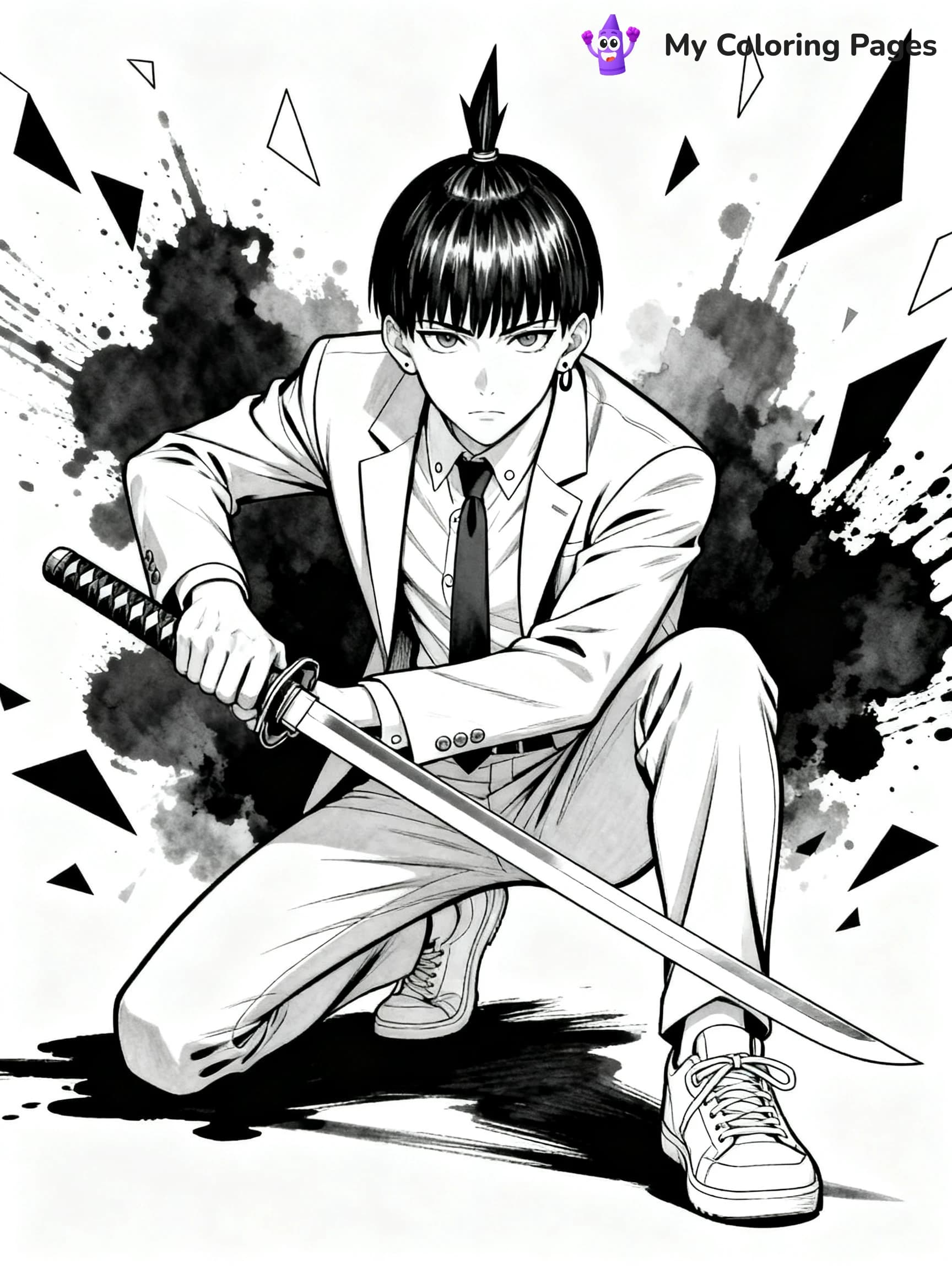 Chainsaw Man Coloring Pages - 9