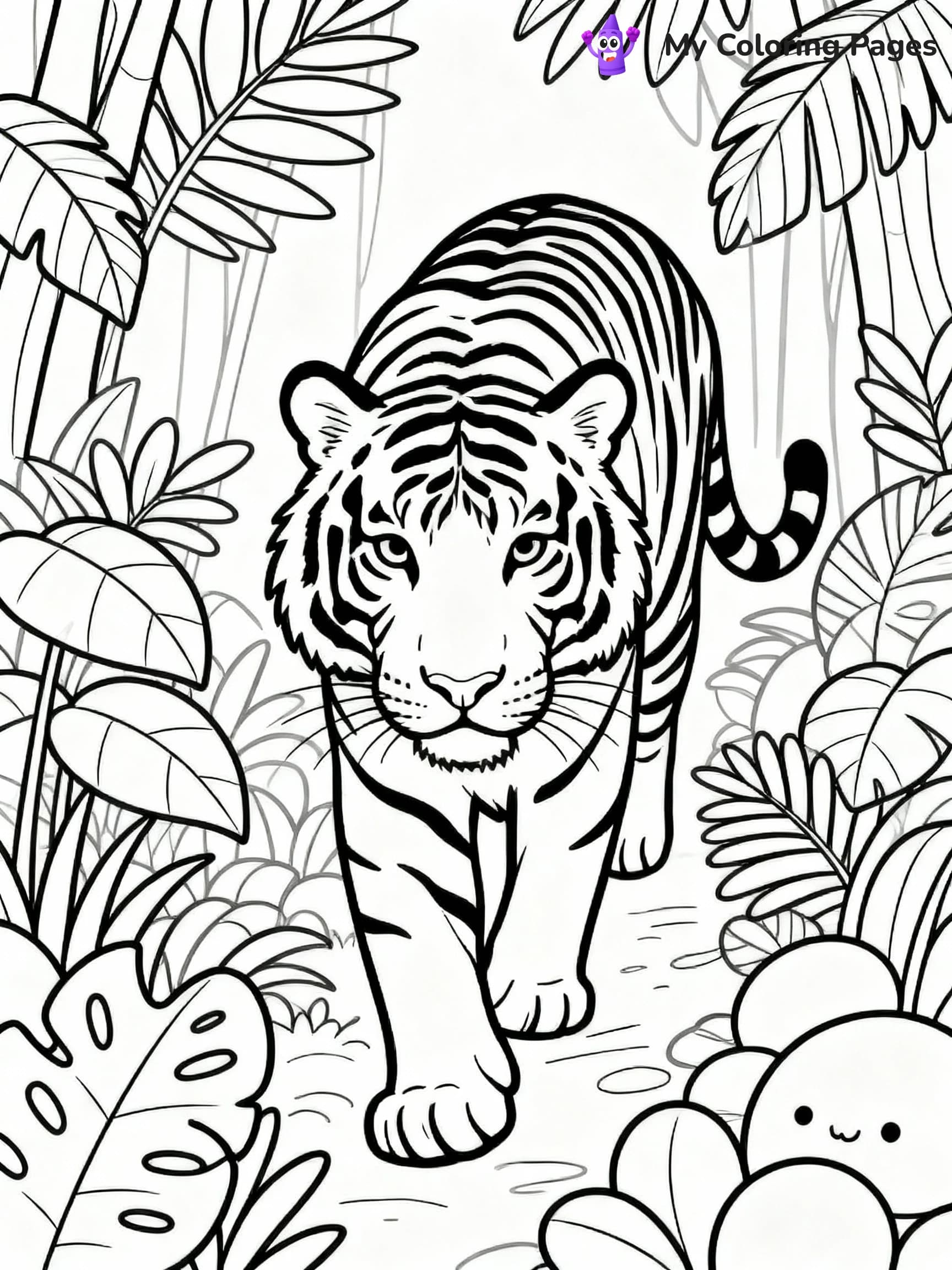 Tiger Coloring Pages - 24