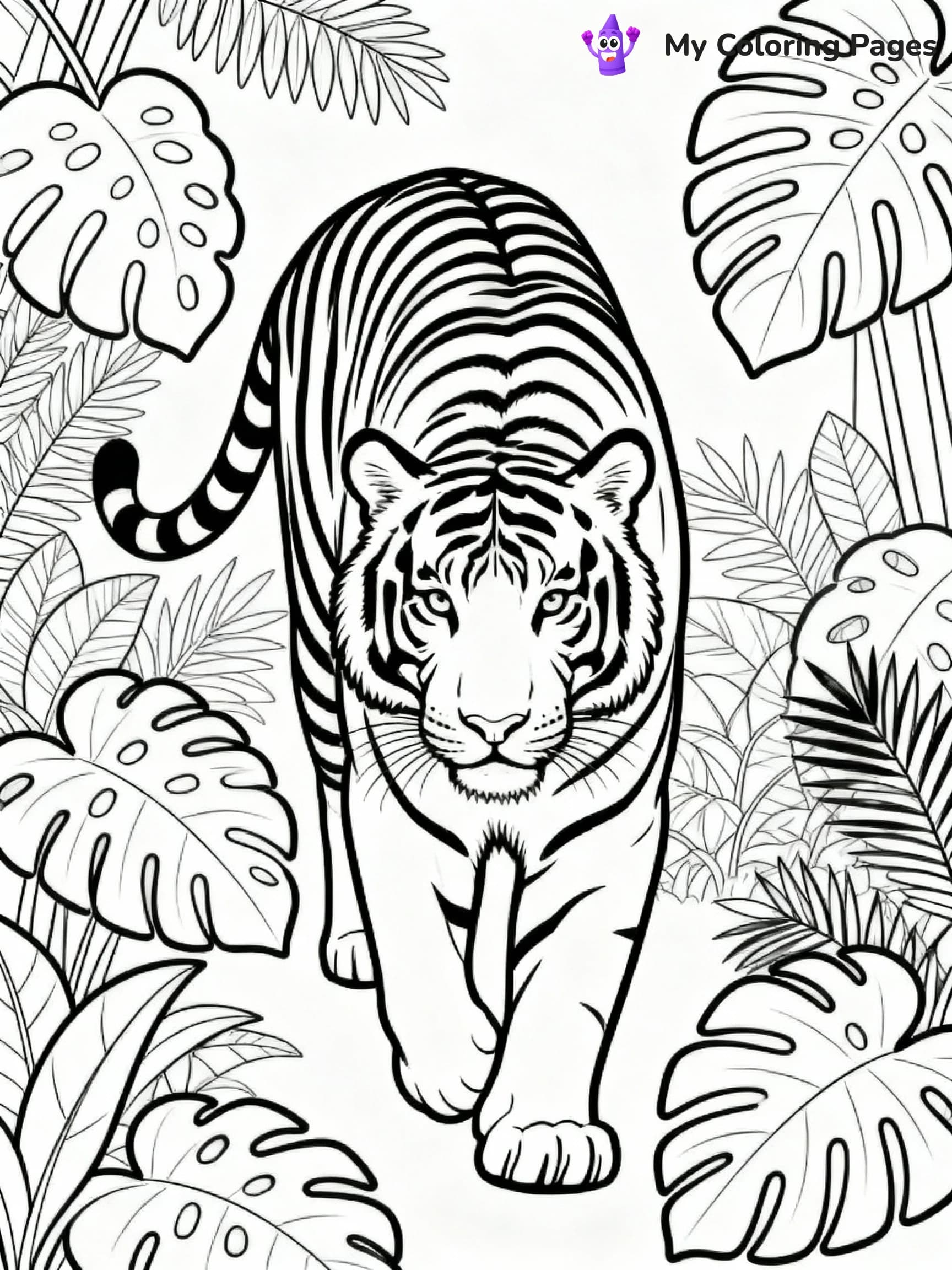 Tiger Coloring Pages - 21