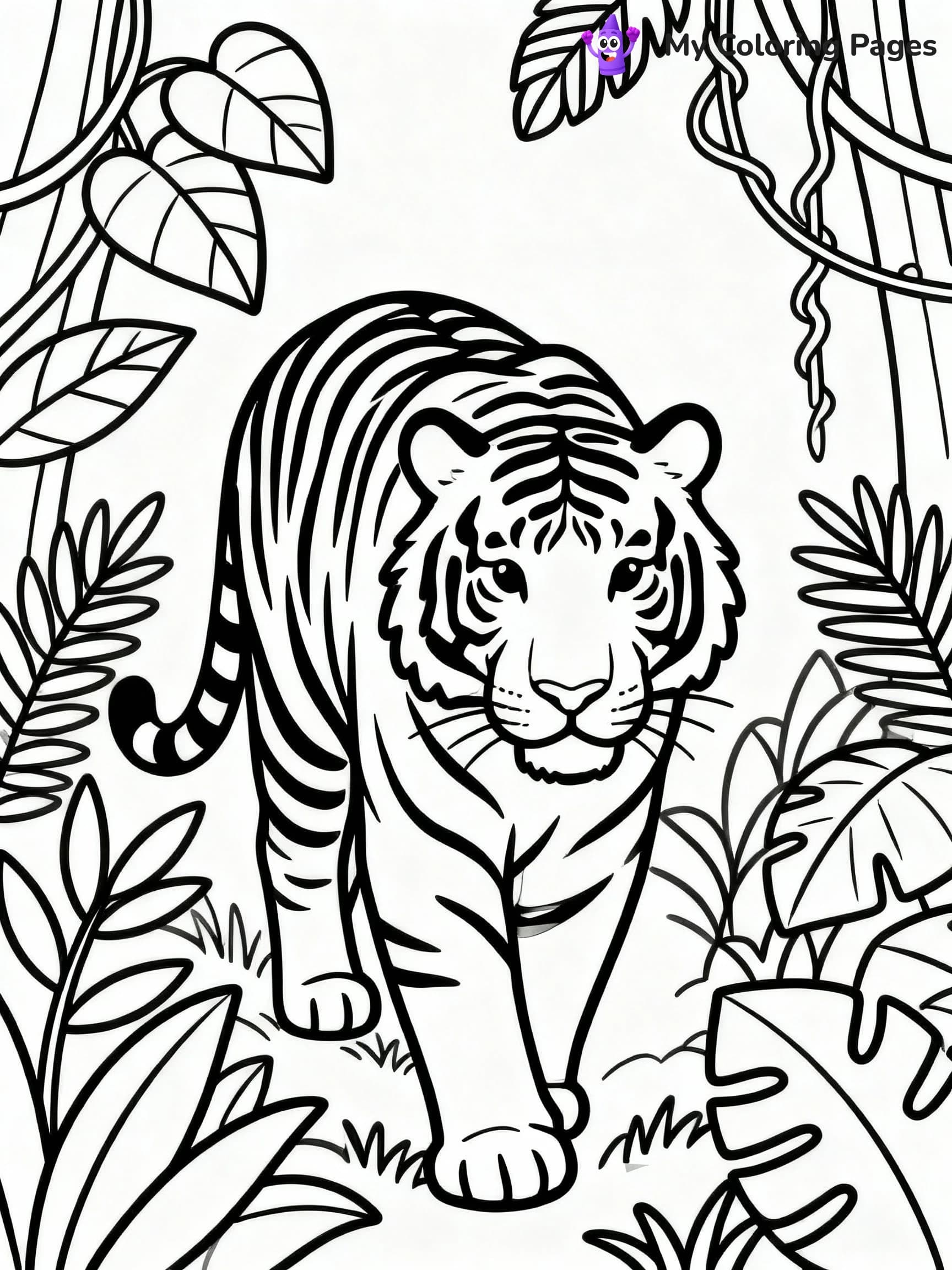 Tiger Coloring Pages - 20
