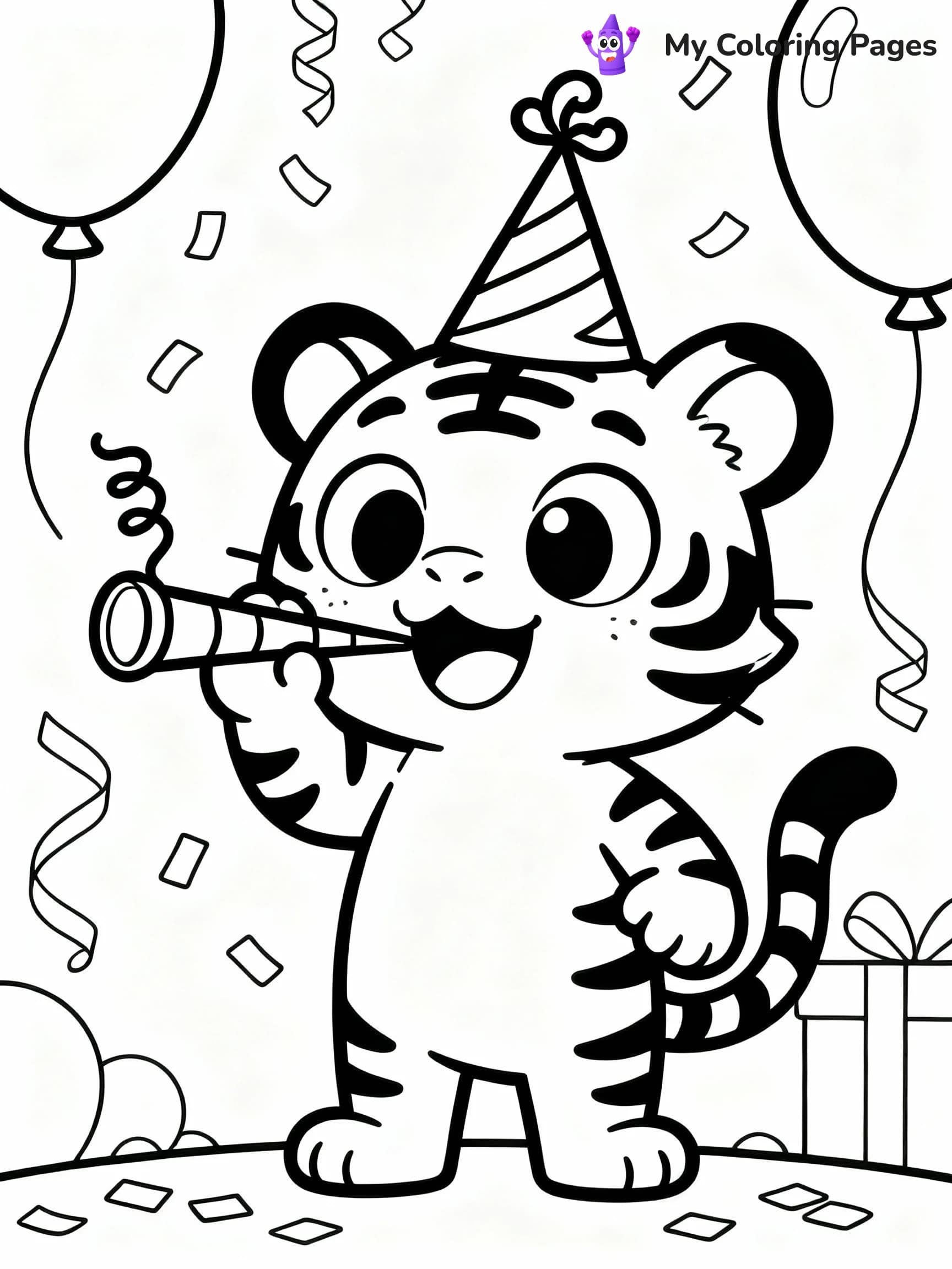 Tiger Coloring Pages - 18