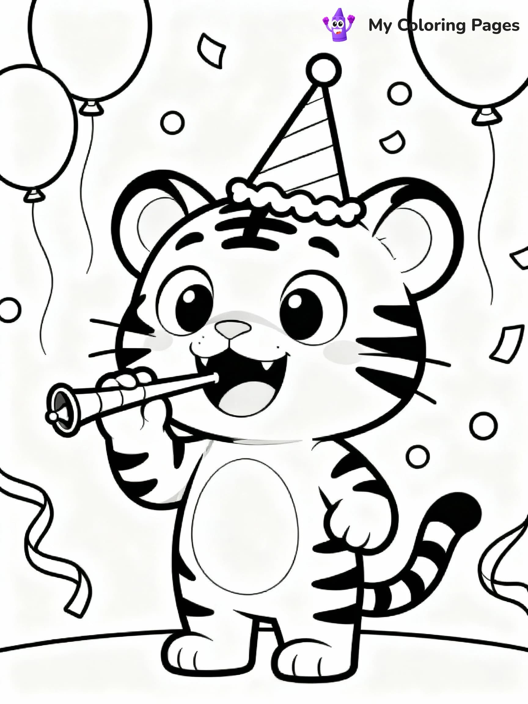 Tiger Coloring Pages - 13