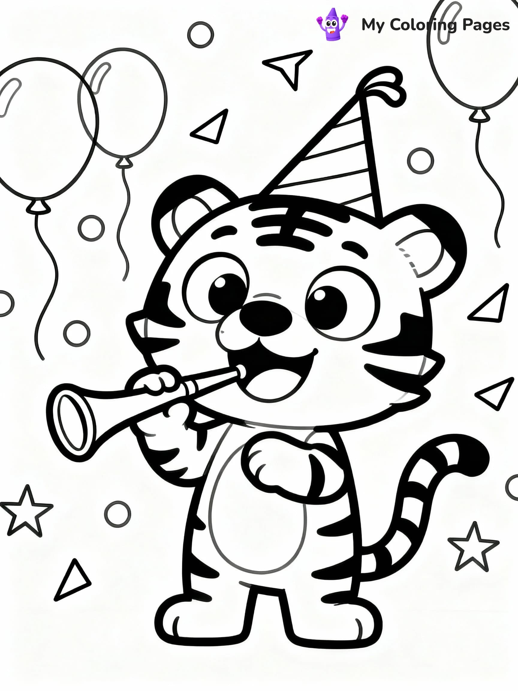 Tiger Coloring Pages - 10